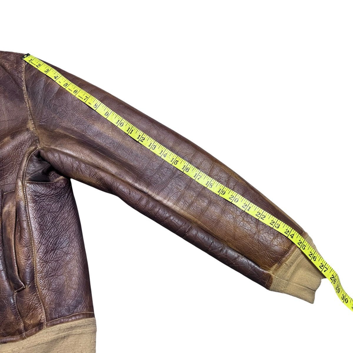 Leather Elia Quaglicia Workshop Shearling Leather Bomber Jacket Size US M / EU 48-50 / 2 - 25 Thumbnail