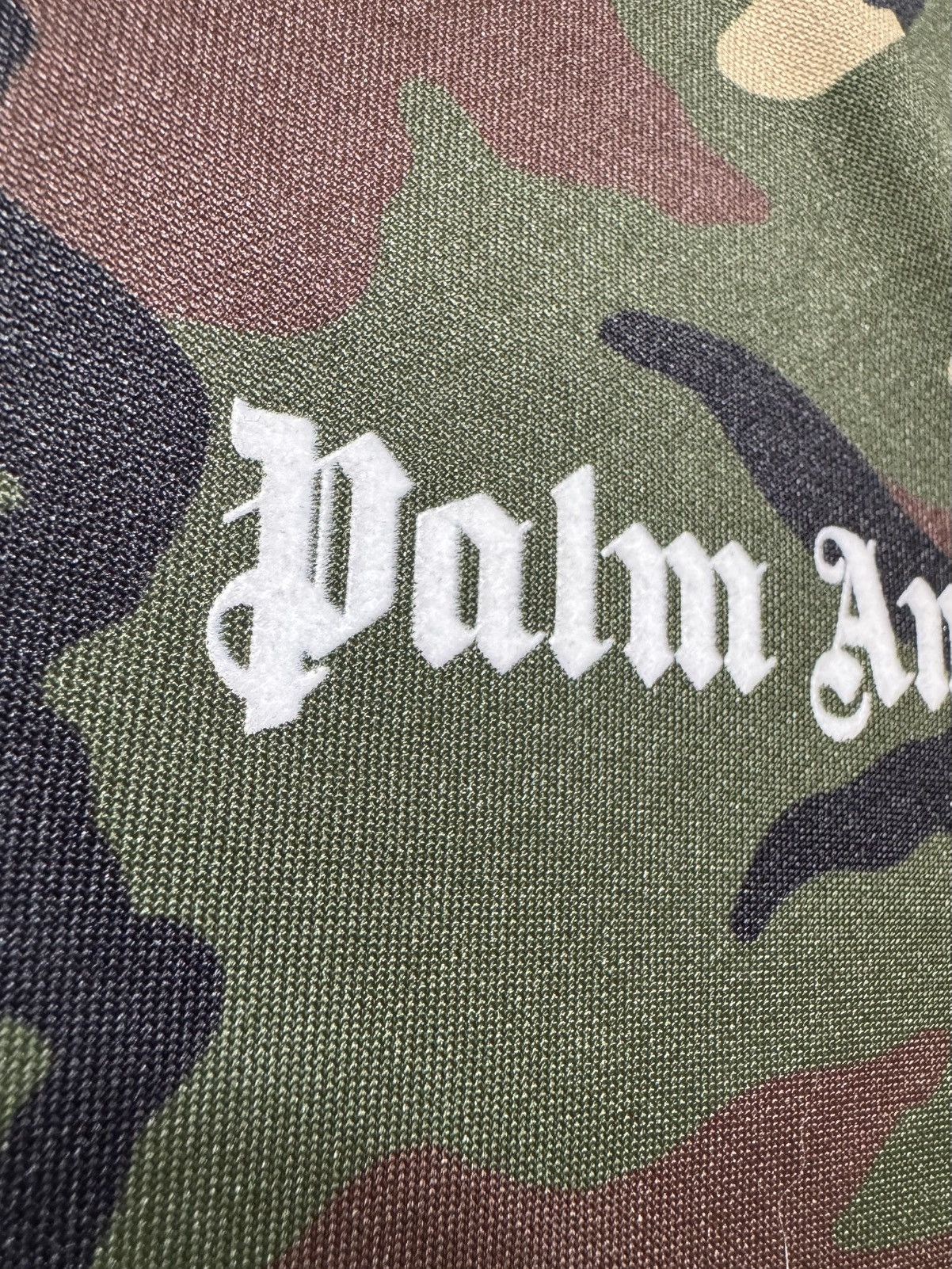 Palm Angels Palm Angels Track Taping Tee Green Camo Fits small best Size US S / EU 44-46 / 1 - 3 Thumbnail