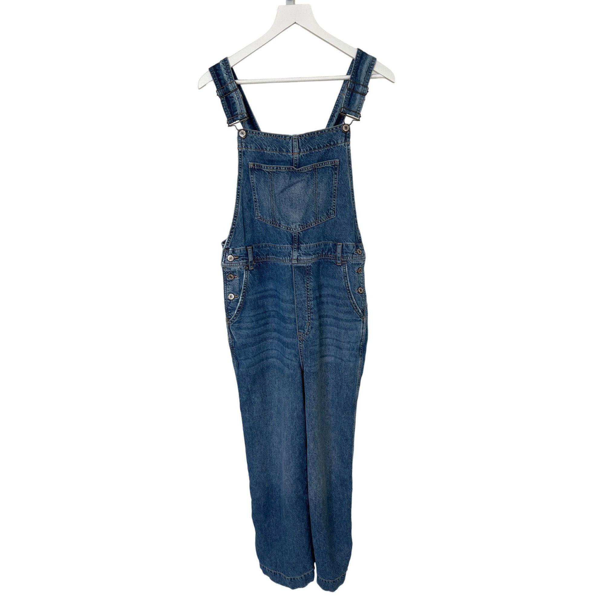 Free People Free People Slouchy Denim Overalls Canyon Blue Size 28" / US 6 / IT 42 - 5 Thumbnail
