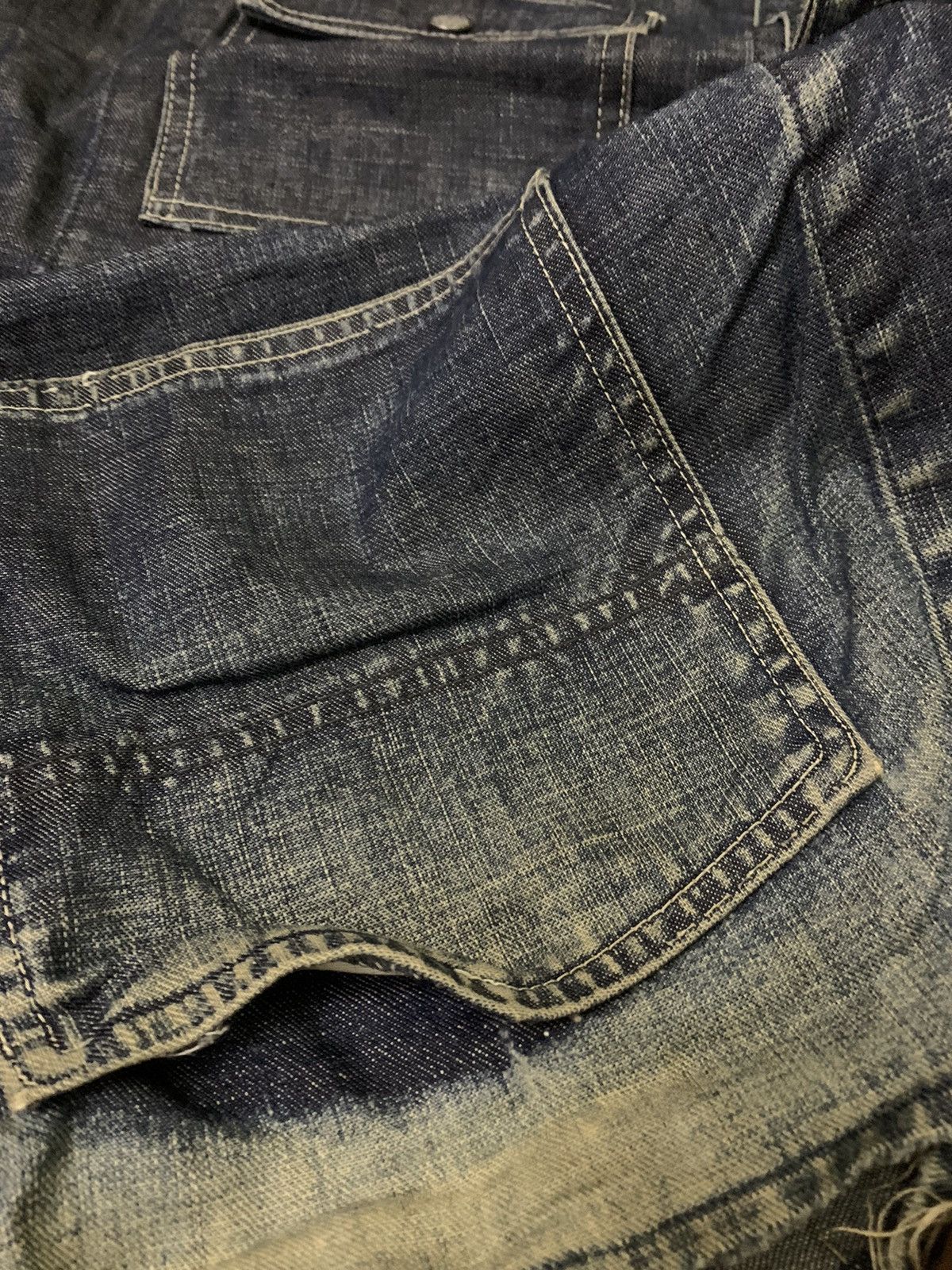 Vintage 💥Vintage 90s Bartack Denim Chore Jacket Size US L / EU 52-54 / 3 - 10 Thumbnail
