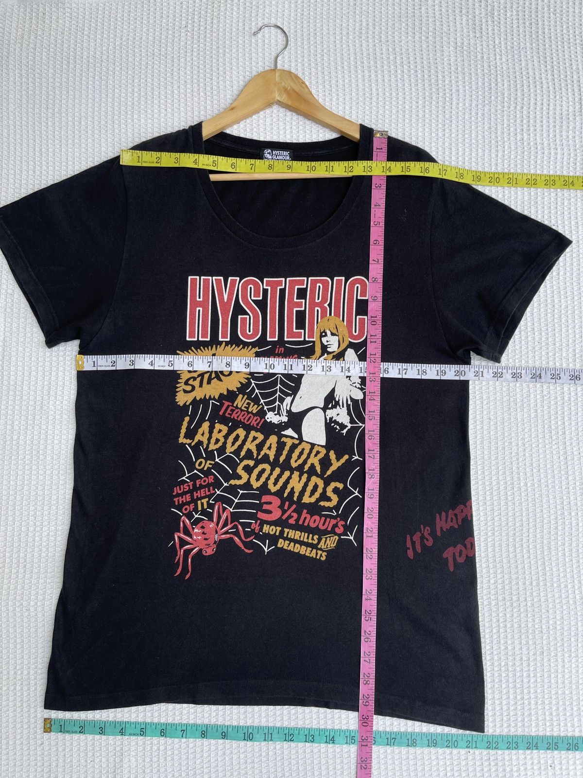 Hysteric Glamour Rare🔥Vintage HYSTERIC GLAMOUR Black T Shirt Size US M / EU 48-50 / 2 - 11 Thumbnail