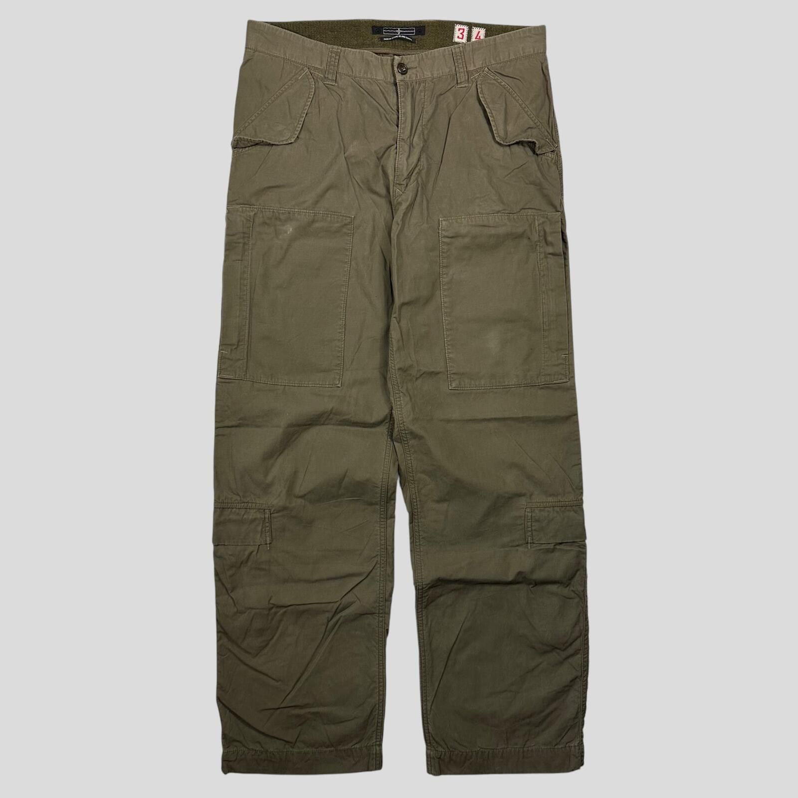 Stone Island Stone Island AW08 Denims Multipocket Baggy Cargo Trousers L Size US 34 / EU 50 - 4 Thumbnail