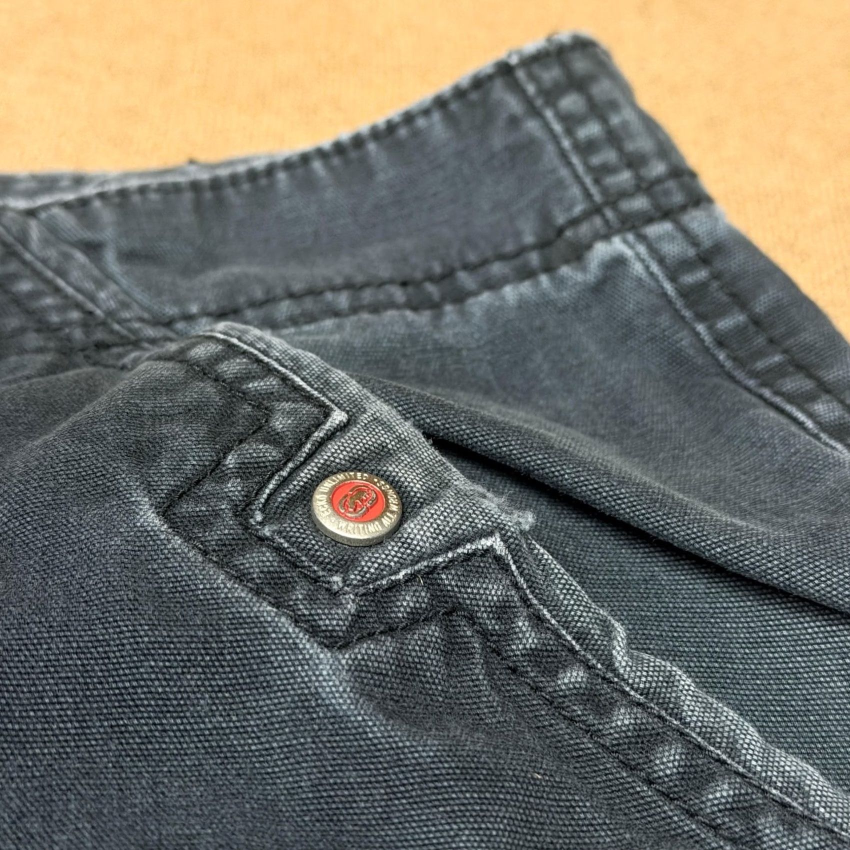 Ecko Unltd. Ecko Unltd Cargo Shorts Mens 32 Gray Hip Hop Streetwear Rhino Graphic Cargo Shorts 32 Mens Gray Size US 32 / EU 48 - 6 Thumbnail
