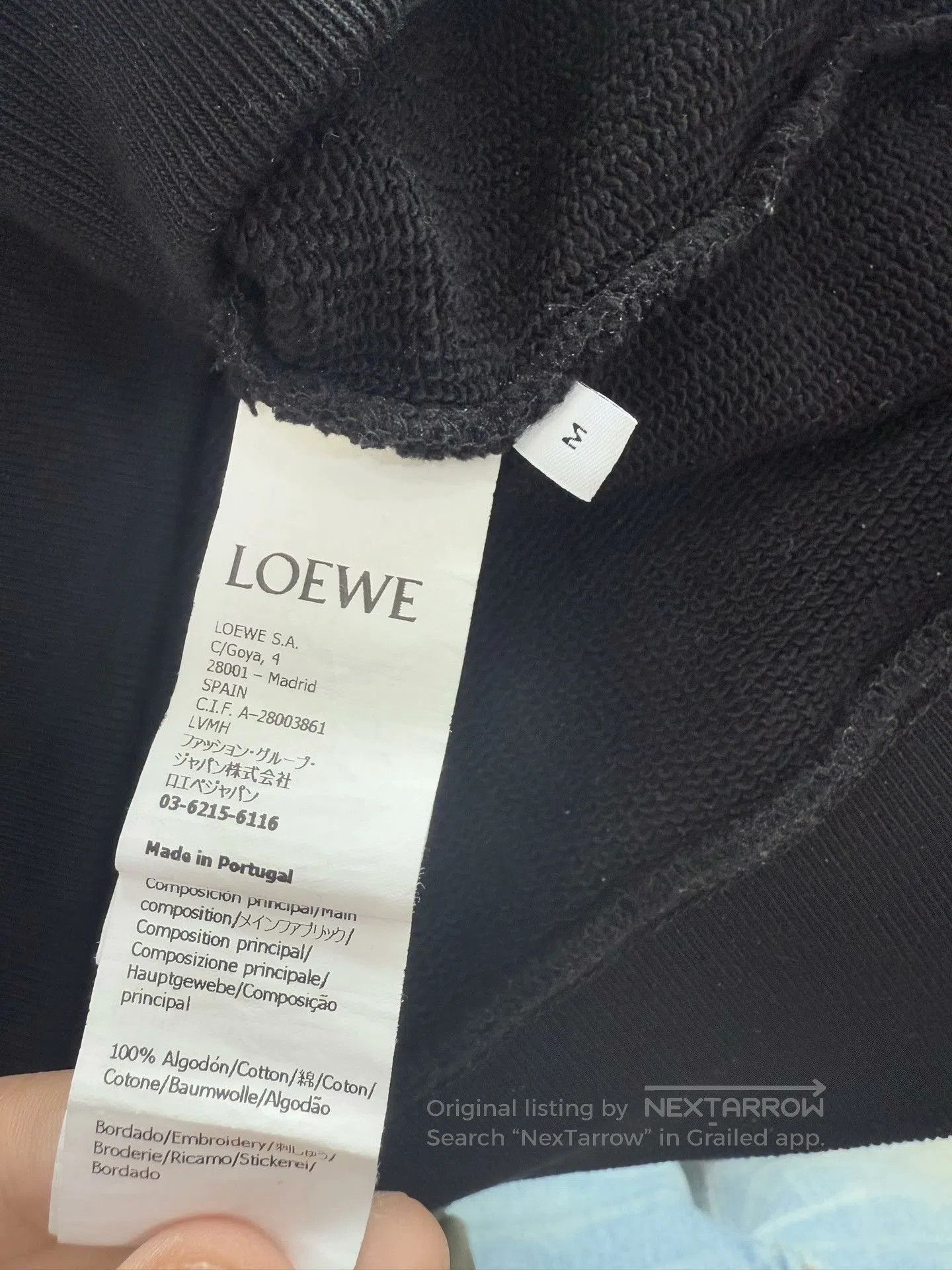 Loewe Loewe Black Logo Embroidery Long. Size US M / EU 48-50 / 2 - 4 Thumbnail