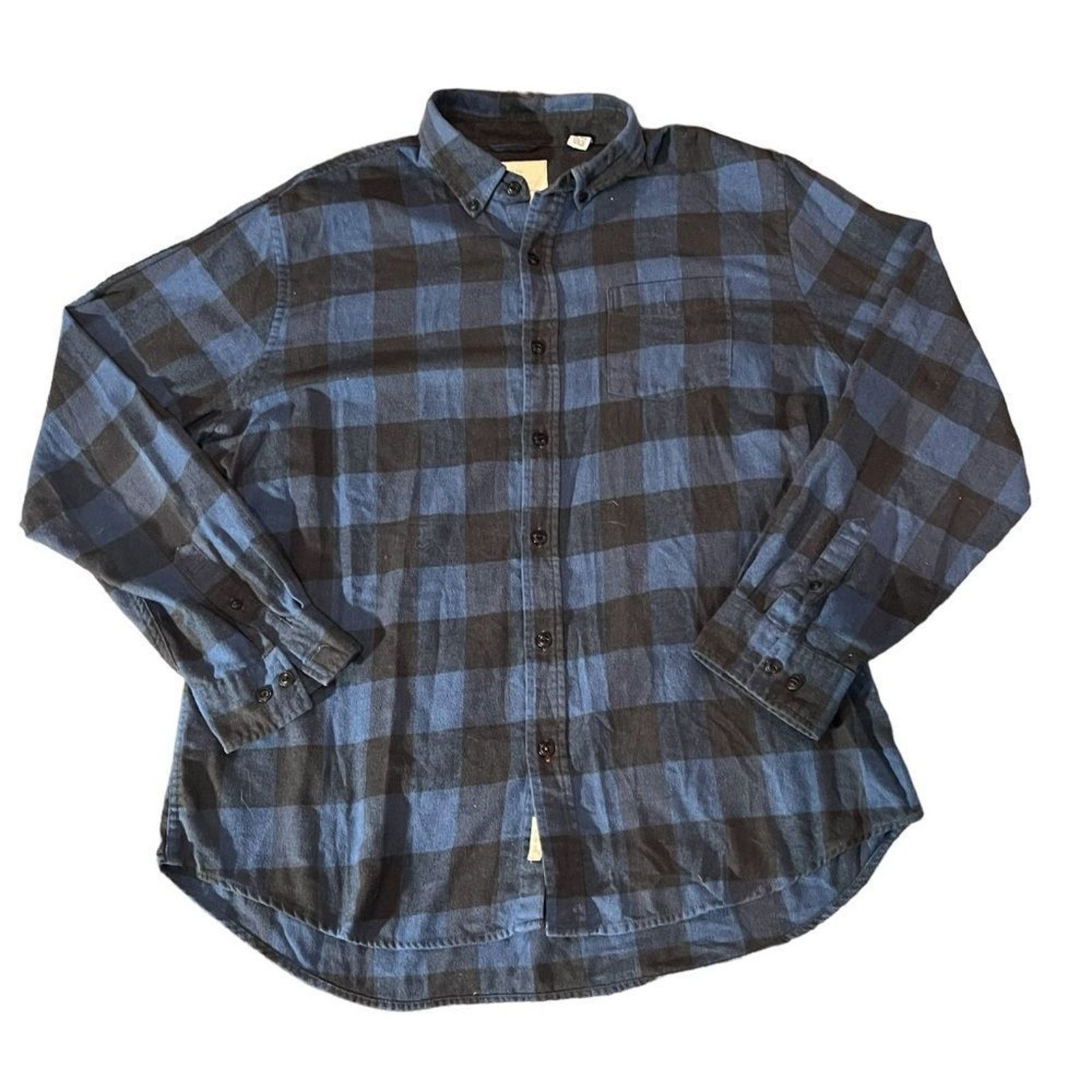 Weatherproof Weatherproof Vintage Shirt Mens XL Blue Black Plaid Flannel Size US XL / EU 56 / 4 - 2 Thumbnail