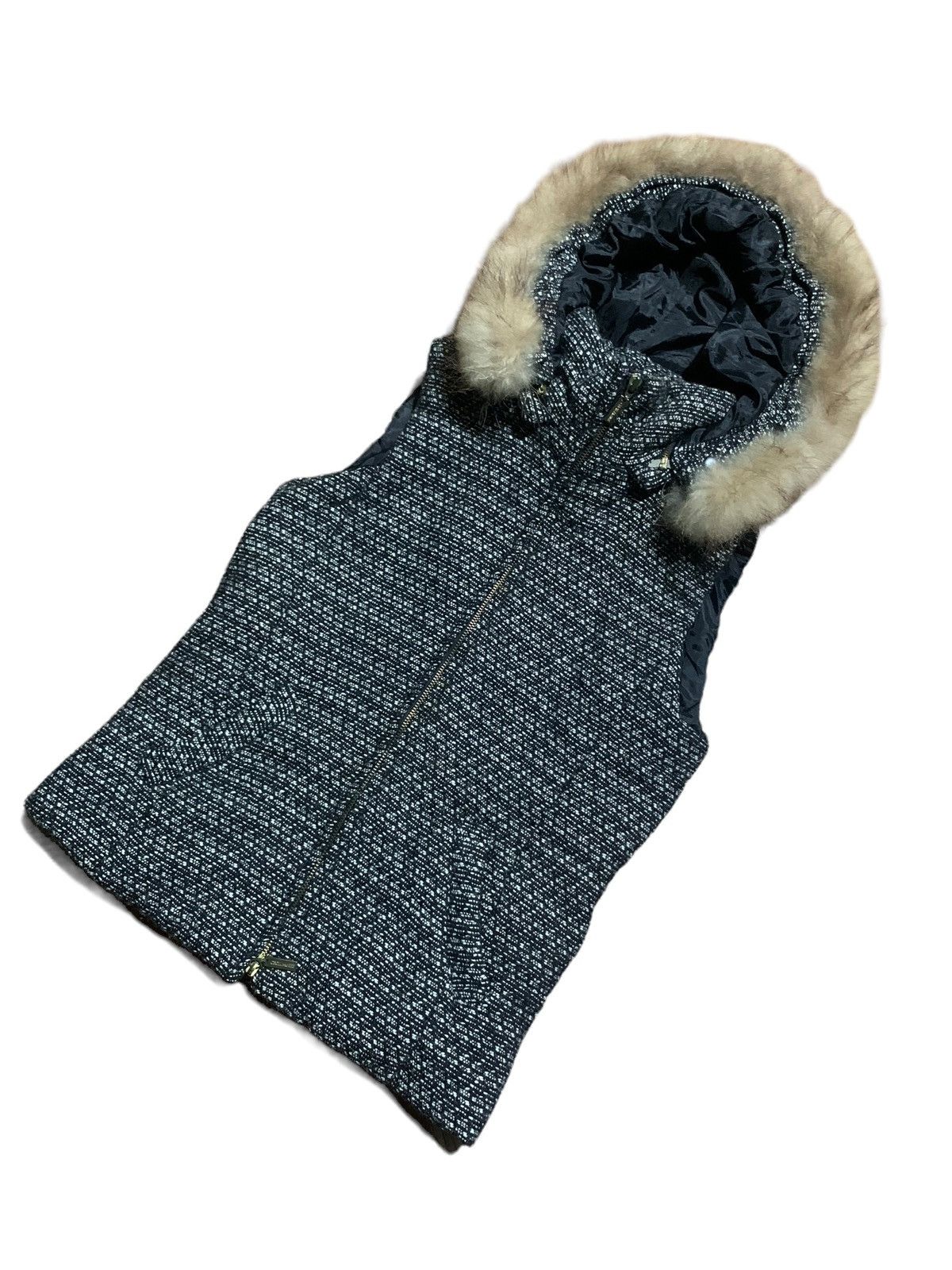 If Six Was Nine × Japanese Brand × Le Grande Bleu (L.G.B.) Cecil McBee double zipper fur vest hoodie LGB style Size US M / EU 48-50 / 2 - 2 Thumbnail