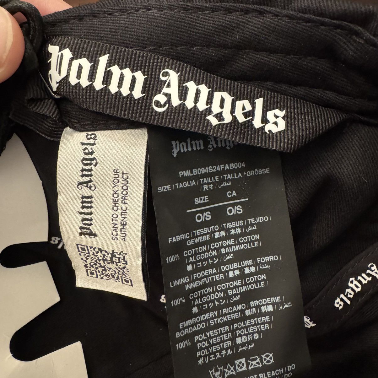 Palm Angels Palm Angels F1 Racing Monogram Snapback Hat Size ONE SIZE - 8 Thumbnail