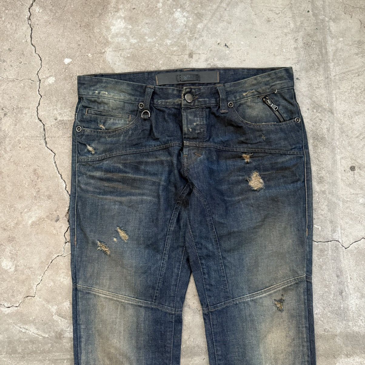 Le Grande Bleu (L.G.B.) Bray Steve Alan Denim Guidi Grunge Saint Laurent Type Size US 36 / EU 52 - 4 Thumbnail