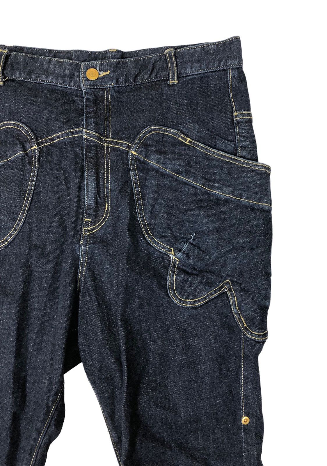 Issey Miyake Mercibeaucoup by ISSEY MIYAKE Rare Pocket Design Jeans Size US 31 - 6 Thumbnail