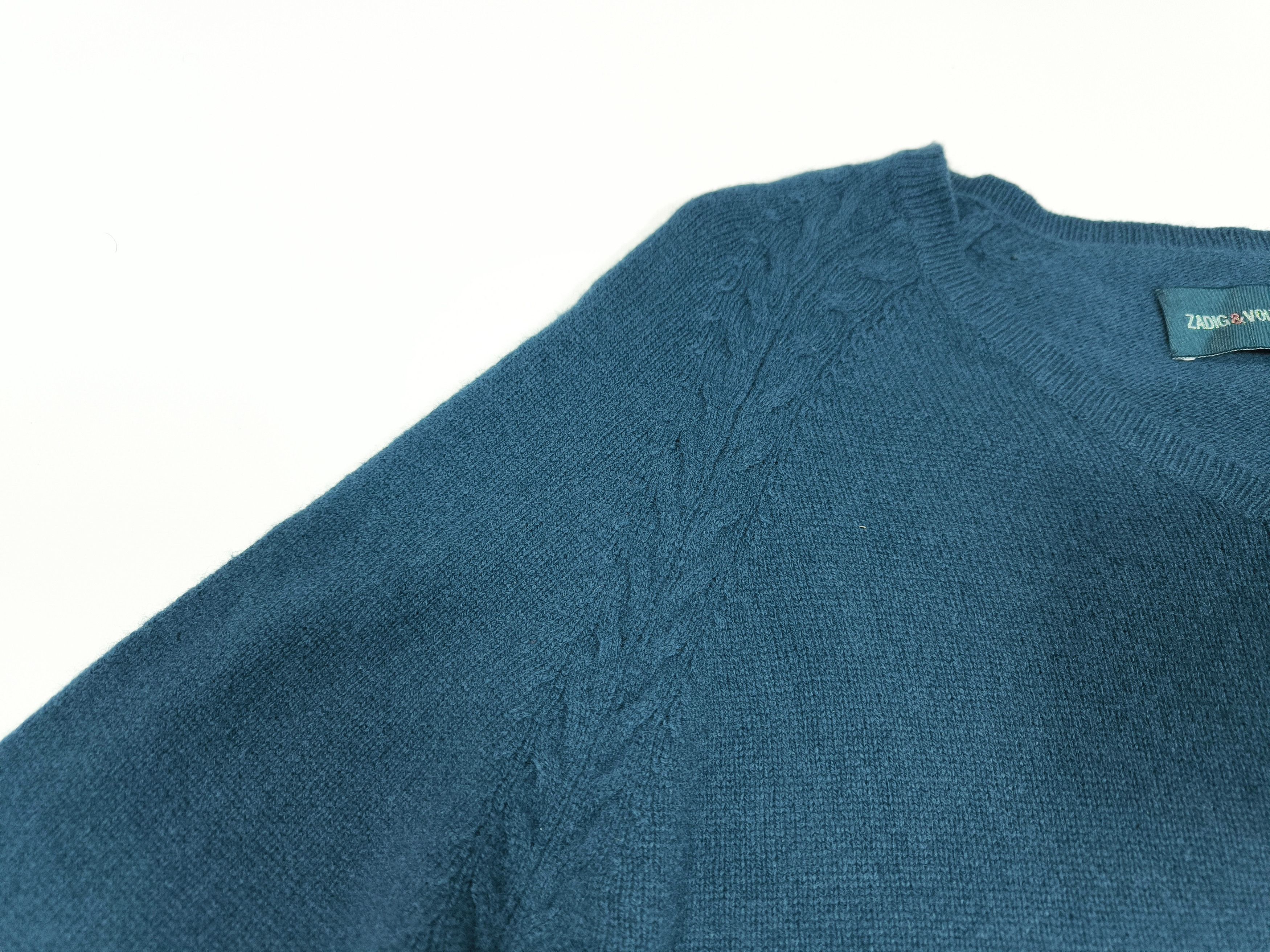Zadig & Voltaire Zadig & Voltaire V-Neck Wool Sweater Size L Size L / US 10 / IT 46 - 4 Thumbnail