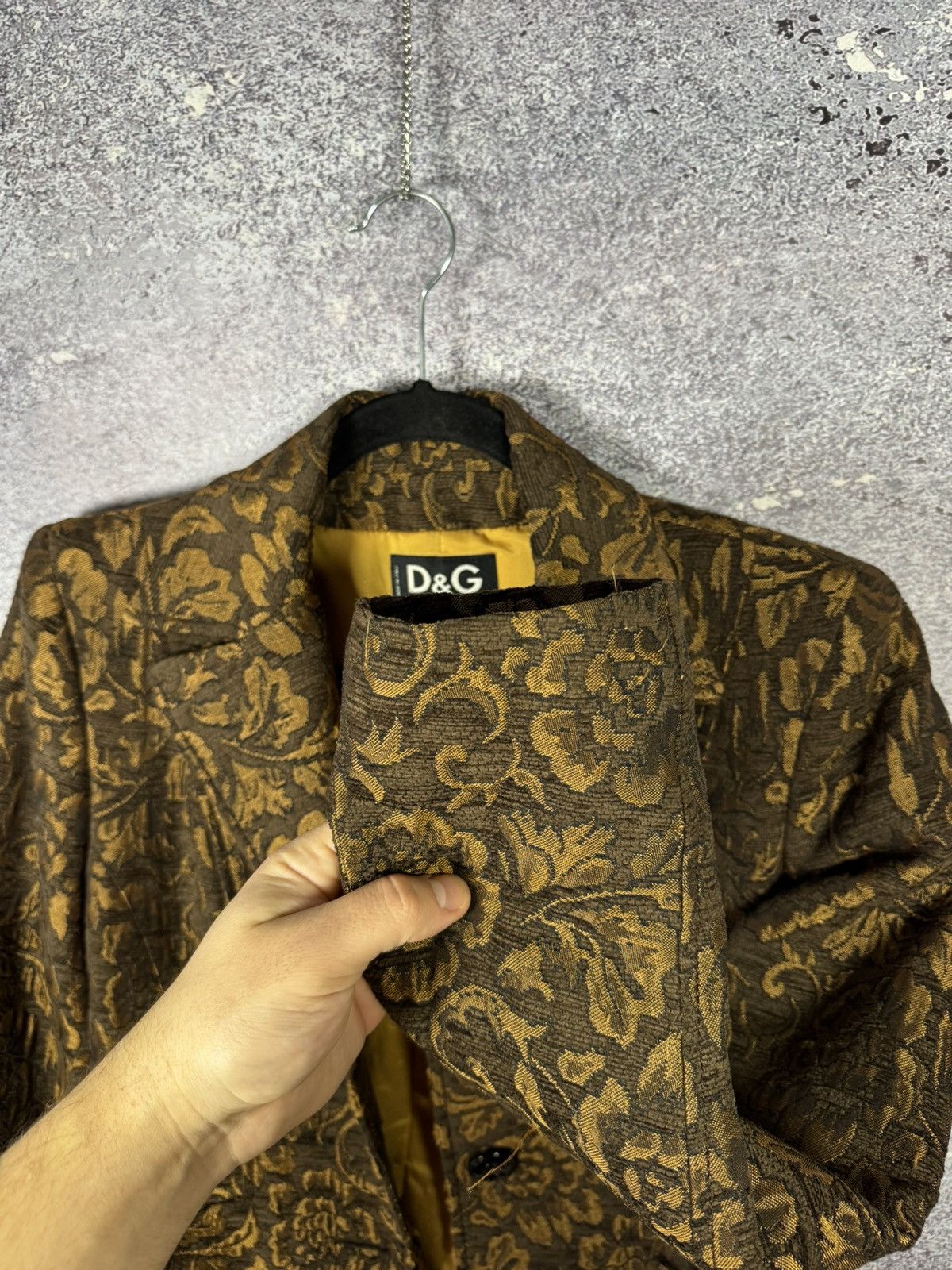 Dolce & Gabbana × Vintage Vintage Dolce Gabbana Retro Paisley Print Woman Coat 28/42sz Size M / US 6-8 / IT 42-44 - 19 Thumbnail