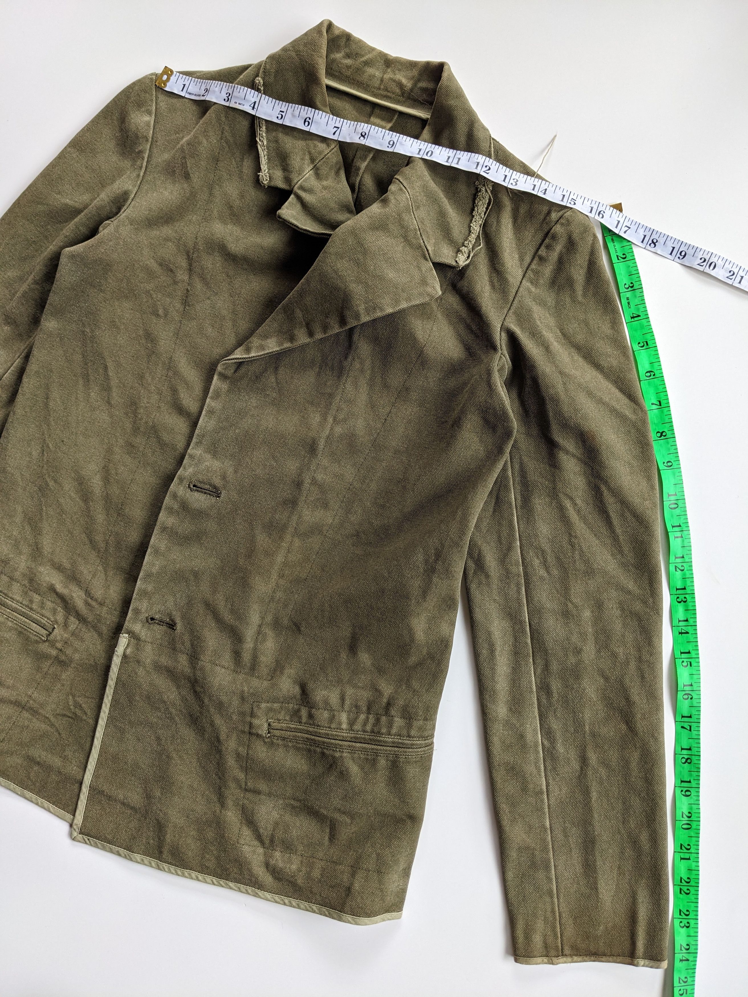 Vintage Y's Yohji Yamamoto olive green blazer