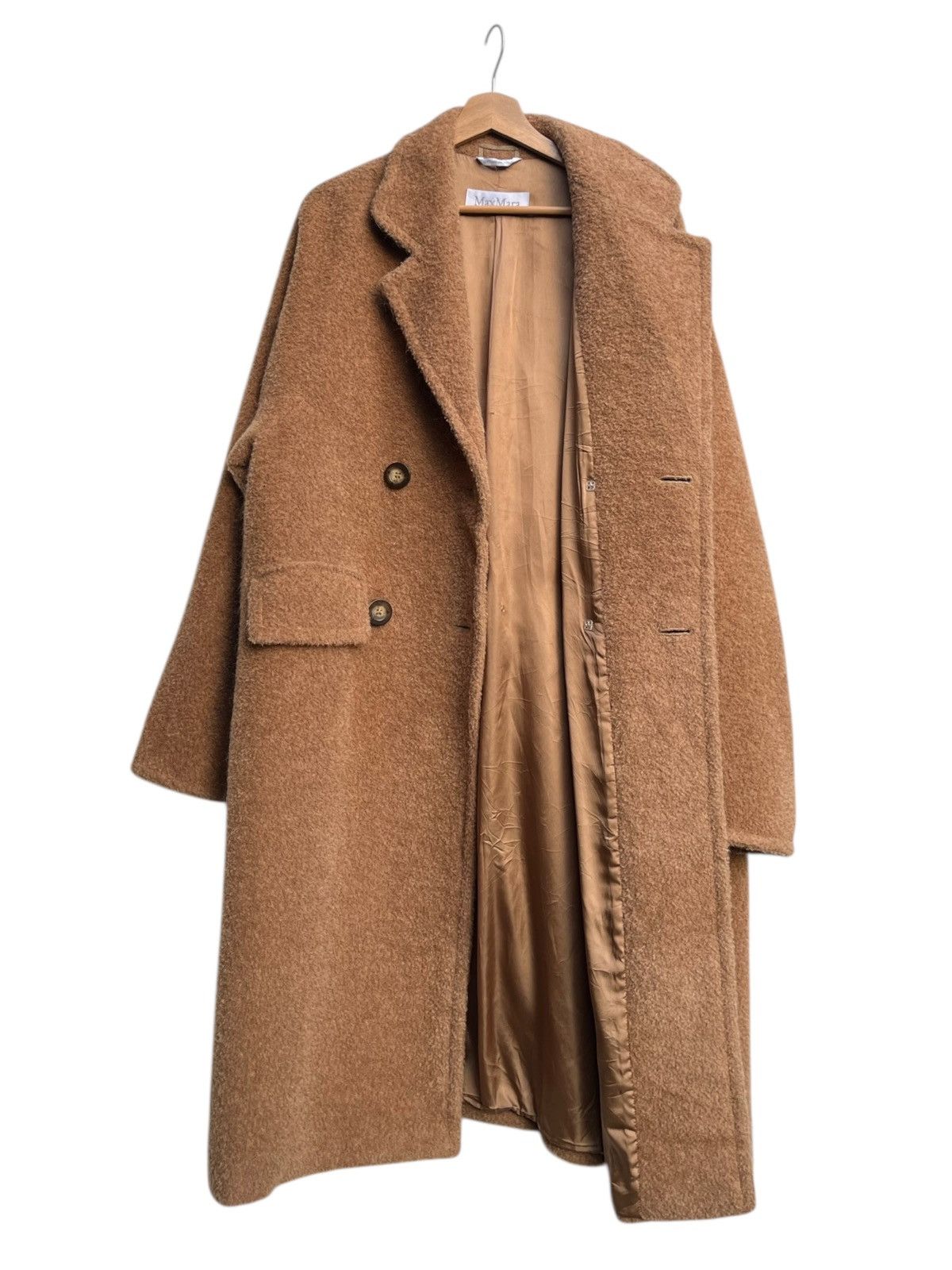 Max Mara Max Mara Alpaca Wool Double Breasted Coat Size M / US 6-8 / IT 42-44 - 5 Thumbnail
