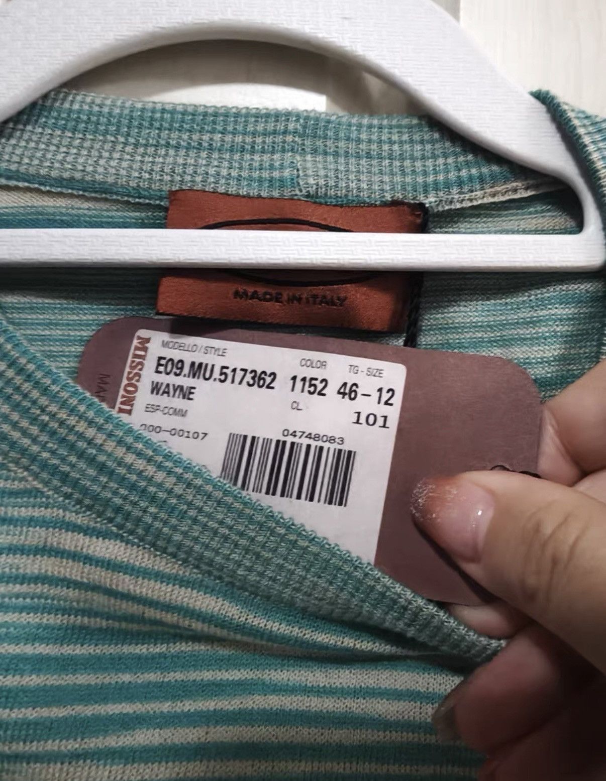 Missoni Missoni's New Color Knitted T-Shirt Size US L / EU 52-54 / 3 - 4 Thumbnail