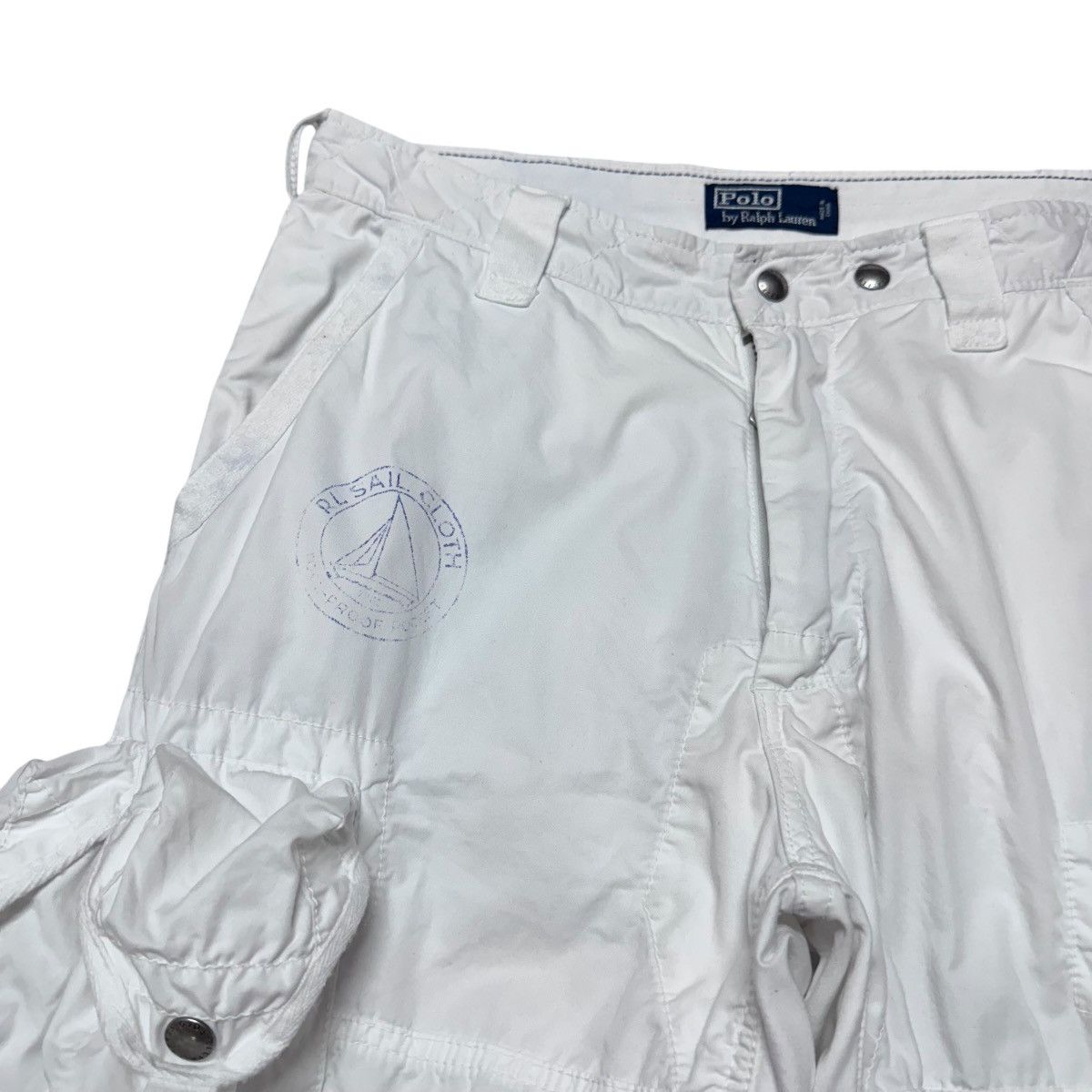 Polo Ralph Lauren Polo Ralph Lauren Sailor Tactical White Cargo Pants Size US 32 / EU 48 - 4 Thumbnail