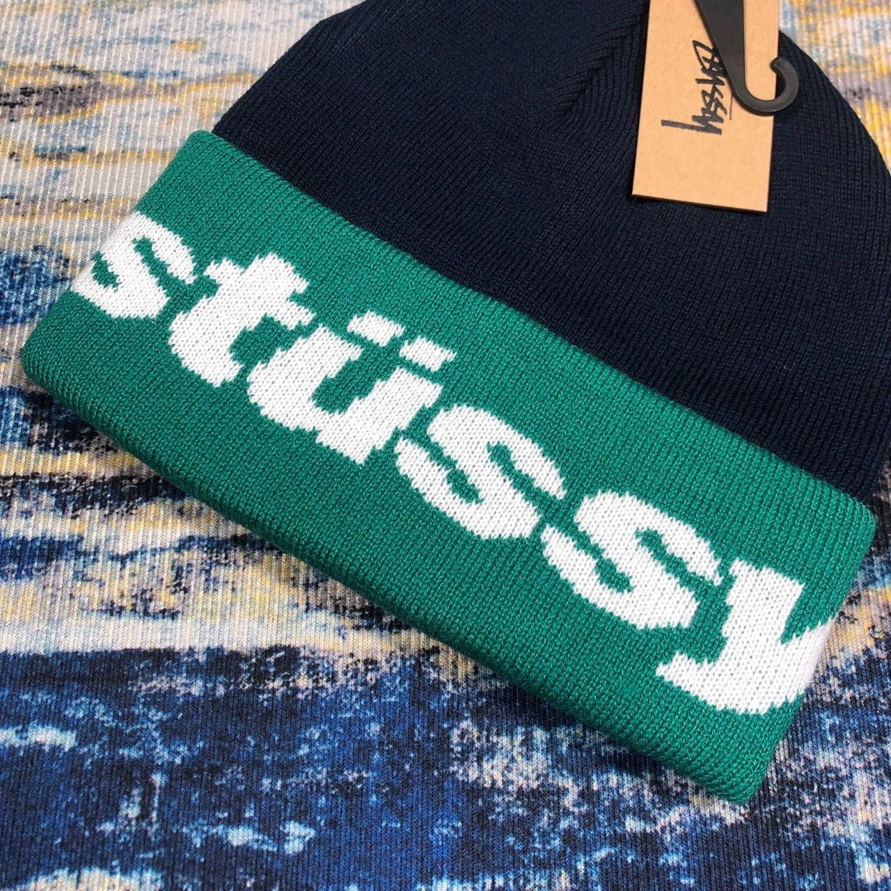 Stussy Stussy Helvetia Jacquard Beanie Size ONE SIZE - 3 Thumbnail