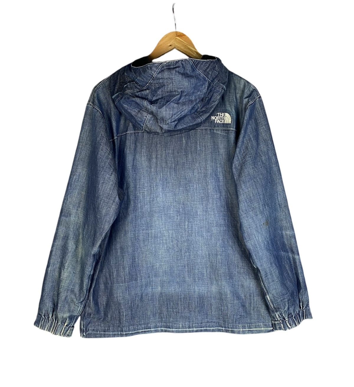 The North Face Y2K The North Face Gorpcore Destressed Denim Hoodie Size US M / EU 48-50 / 2 - 3 Thumbnail
