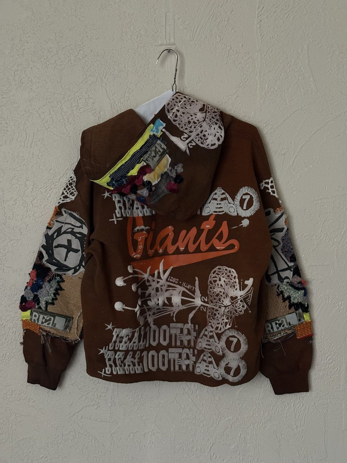 Grateful Dead ( REAL1OOTECH ) Grateful Dead patchwork hoodie Size US M / EU 48-50 / 2 - 2 Thumbnail