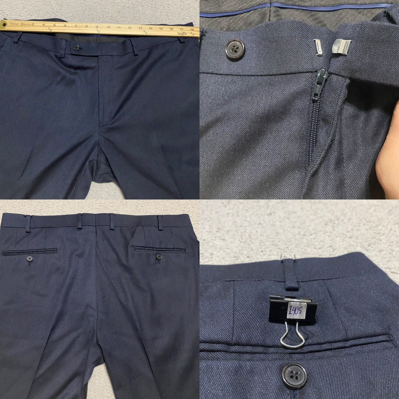 Ralph Lauren Lauren Ralph Lauren Mens Dress Pants Blue Straight Mid Rise 38x30 Pants Regular Men Blue 90s Preppy? Size US 38 / EU 54 - 8 Thumbnail