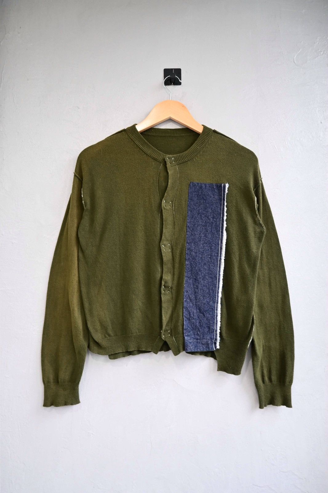 Y's Y’s Denim Patchwork Cardigan Size US S / EU 44-46 / 1 - 3 Thumbnail