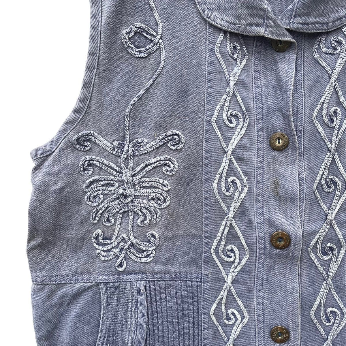 Other Vintage Maturio Dea Embroidered Button Up Vest Size US L / EU 52-54 / 3 - 6 Thumbnail
