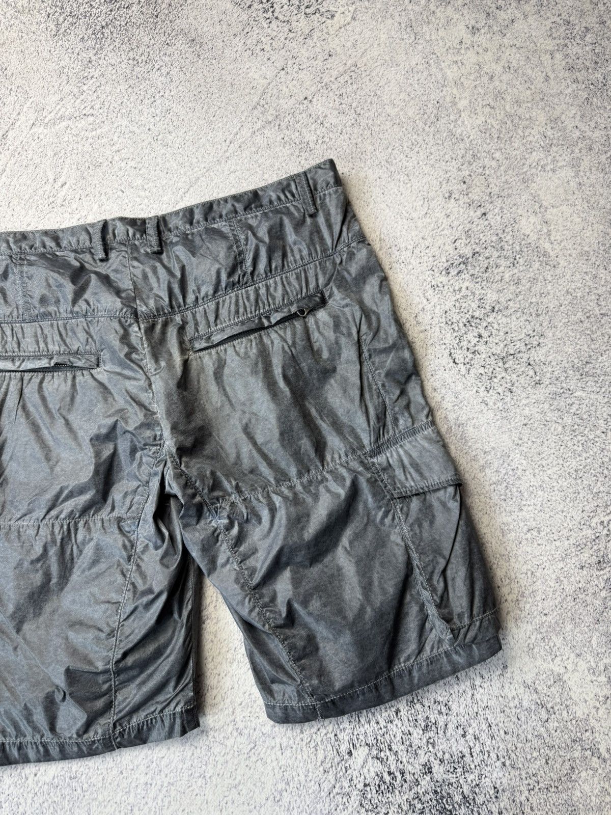 Vintage David Mayer Noman Nylon Metal cargo Shorts Stone Island Styl Size US 32 / EU 48 - 18 Thumbnail