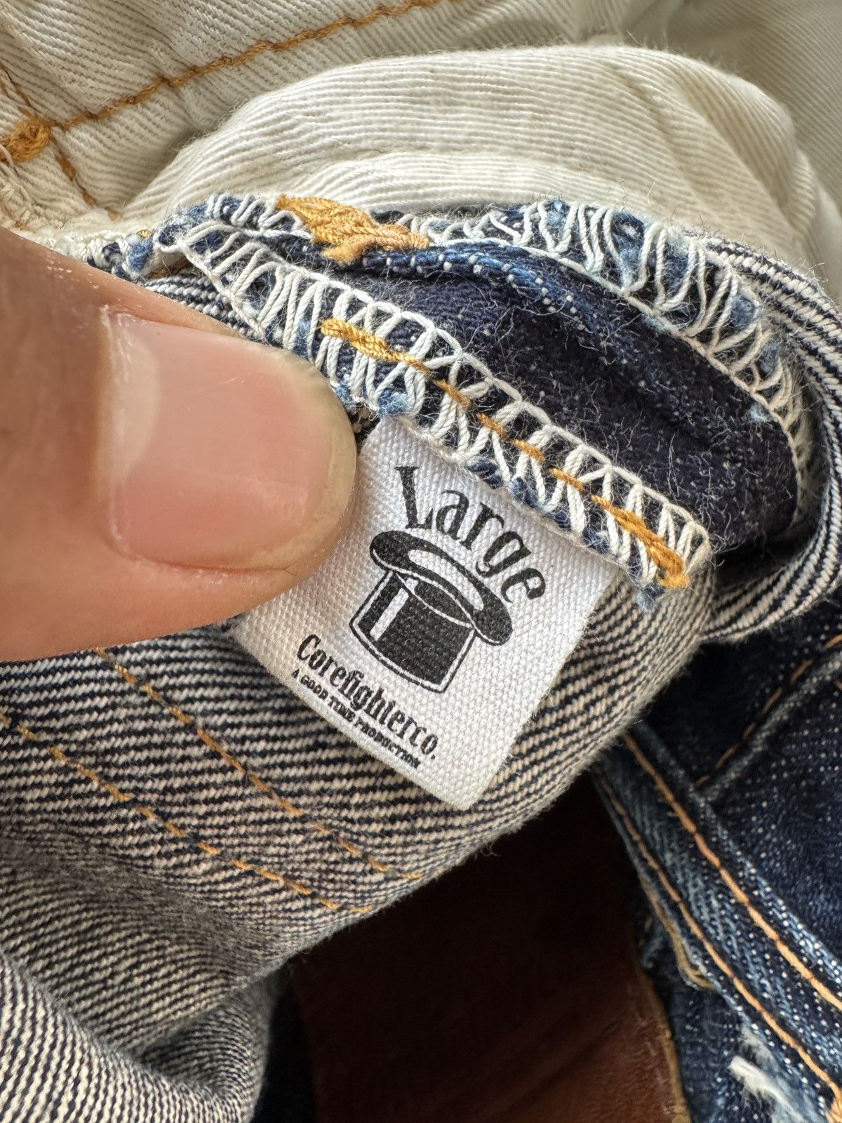 Japanese Brand Corefighterco Selvedge Denim Pants Japan Size US 36 / EU 52 - 10 Thumbnail
