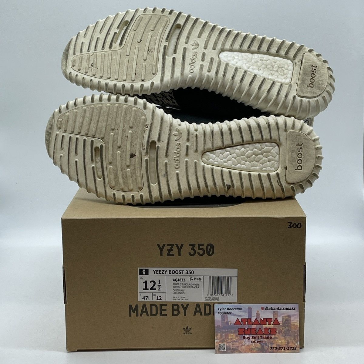 Adidas Yeezy boost 350 turtle dove Size US 12.5 / EU 45-46 - 7 Thumbnail
