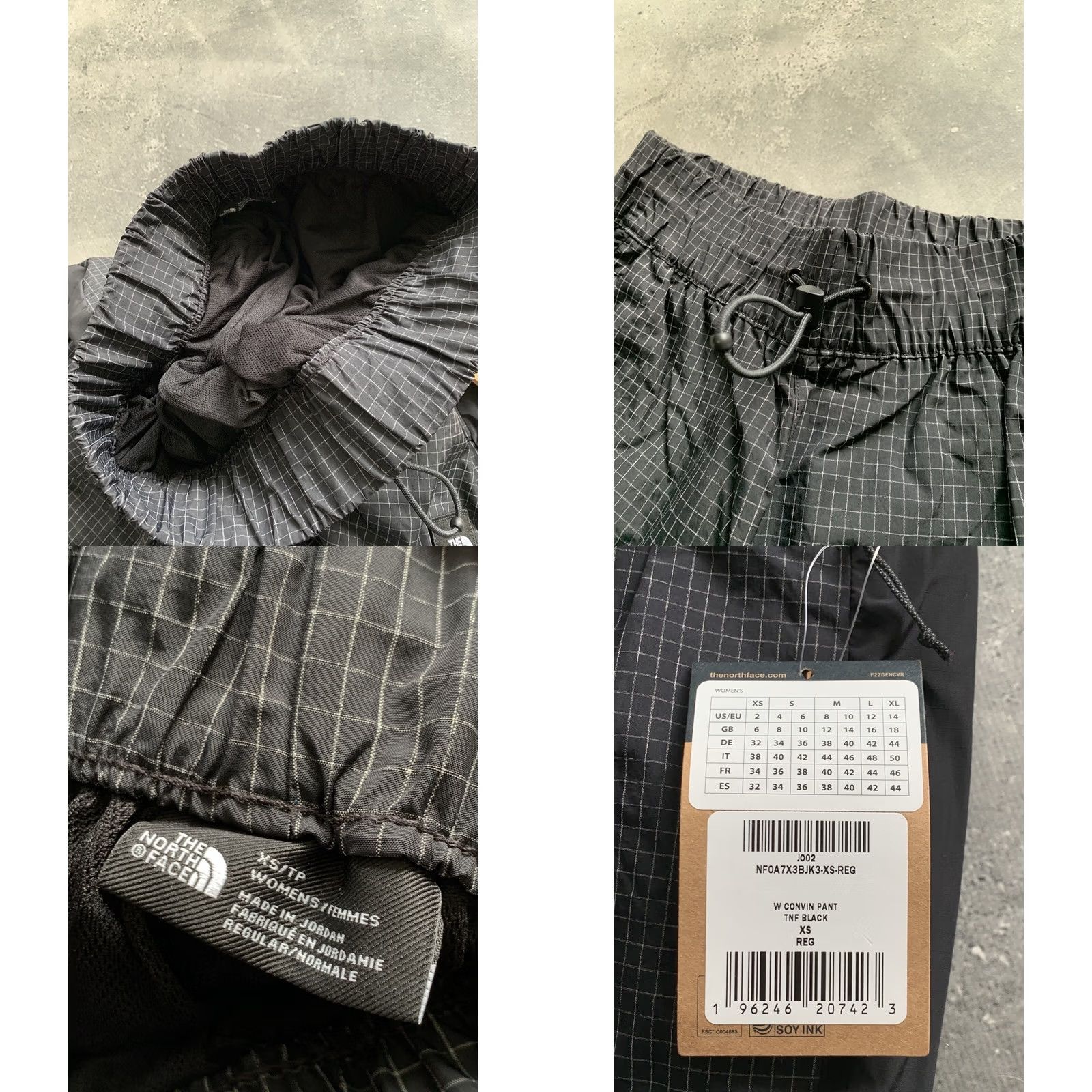 The North Face The North Face CONVIN NYLON PANTS Womens XS Black Track Pants Nylon Size 26" / US 2 / IT 38 - 8 Thumbnail