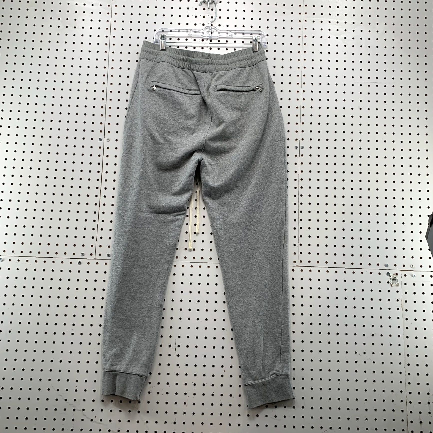 Fear of God Fear Of God FOG Essentials Pants Men L Gray Jogger Zip Ankle 34x30 Size US 33 - 6 Thumbnail