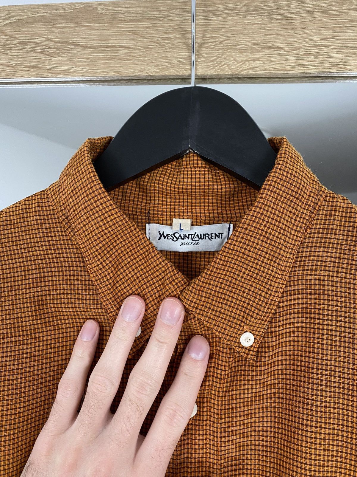 Vintage × Yves Saint Laurent Vintage shirt by YSL Size US L / EU 52-54 / 3 - 4 Thumbnail