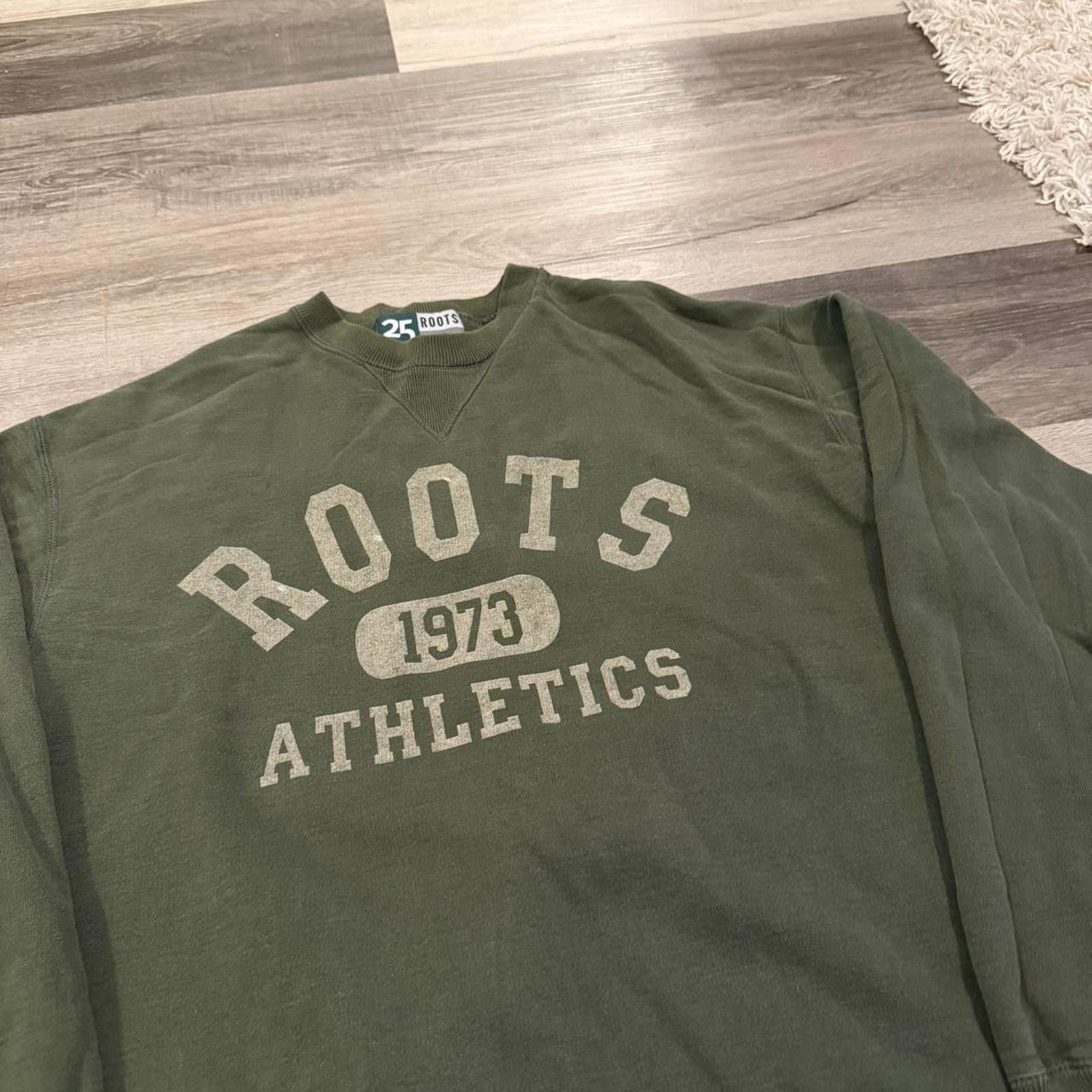 Roots vintage roots athletics spell out crewneck sweatshirt 90s Size US M / EU 48-50 / 2 - 1 Thumbnail