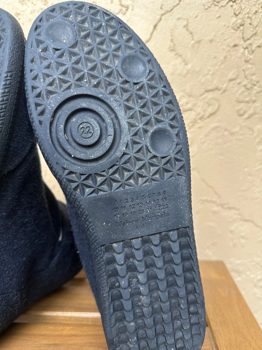Maison Margiela Maison Margiela Future Navy Blue Wool 8 41 High Tops Size US 8 / EU 41 - 9 Thumbnail
