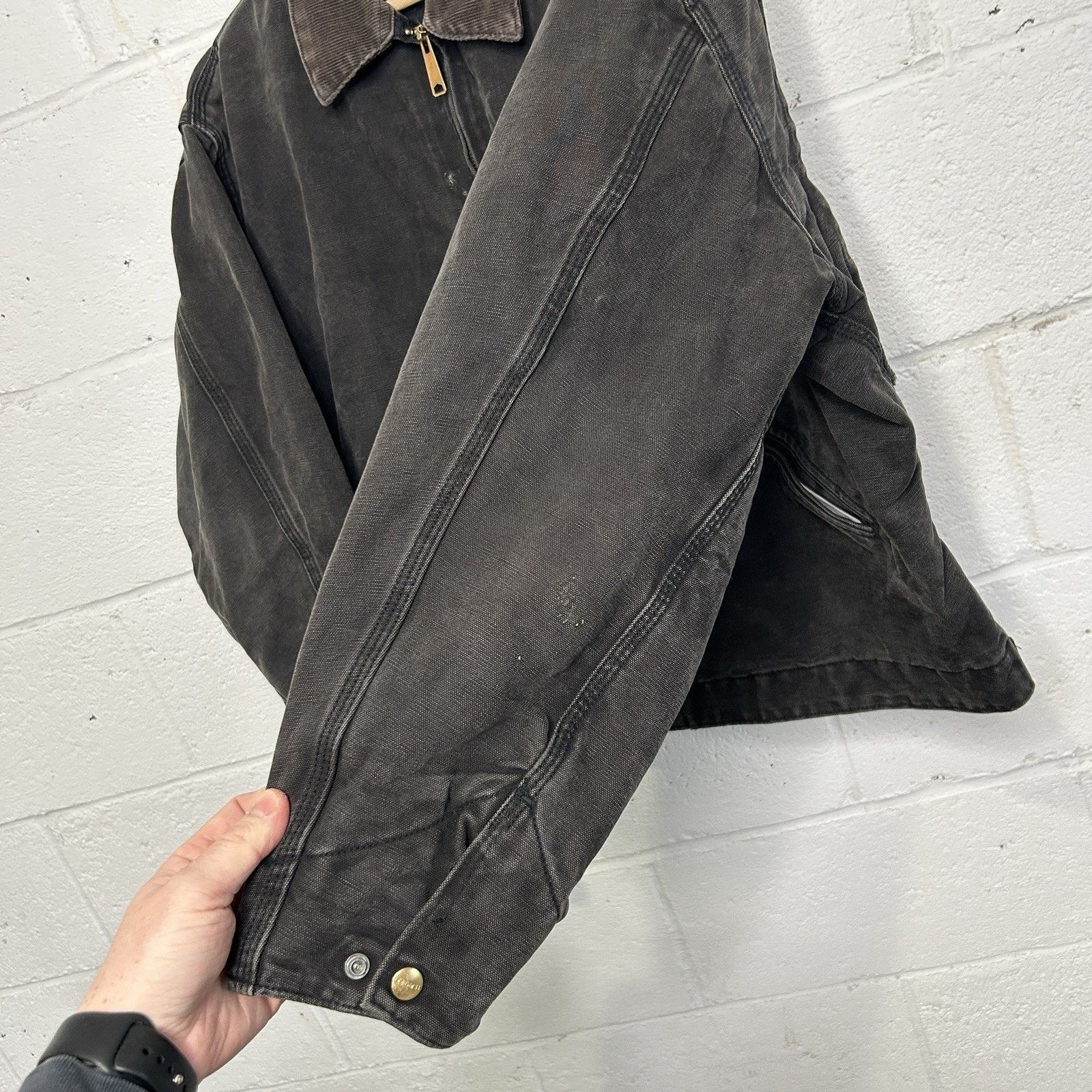 Carhartt Vintage Carhartt Quilted Detroit Jacket “Black” J80 BLK Size US XL / EU 56 / 4 - 9 Thumbnail