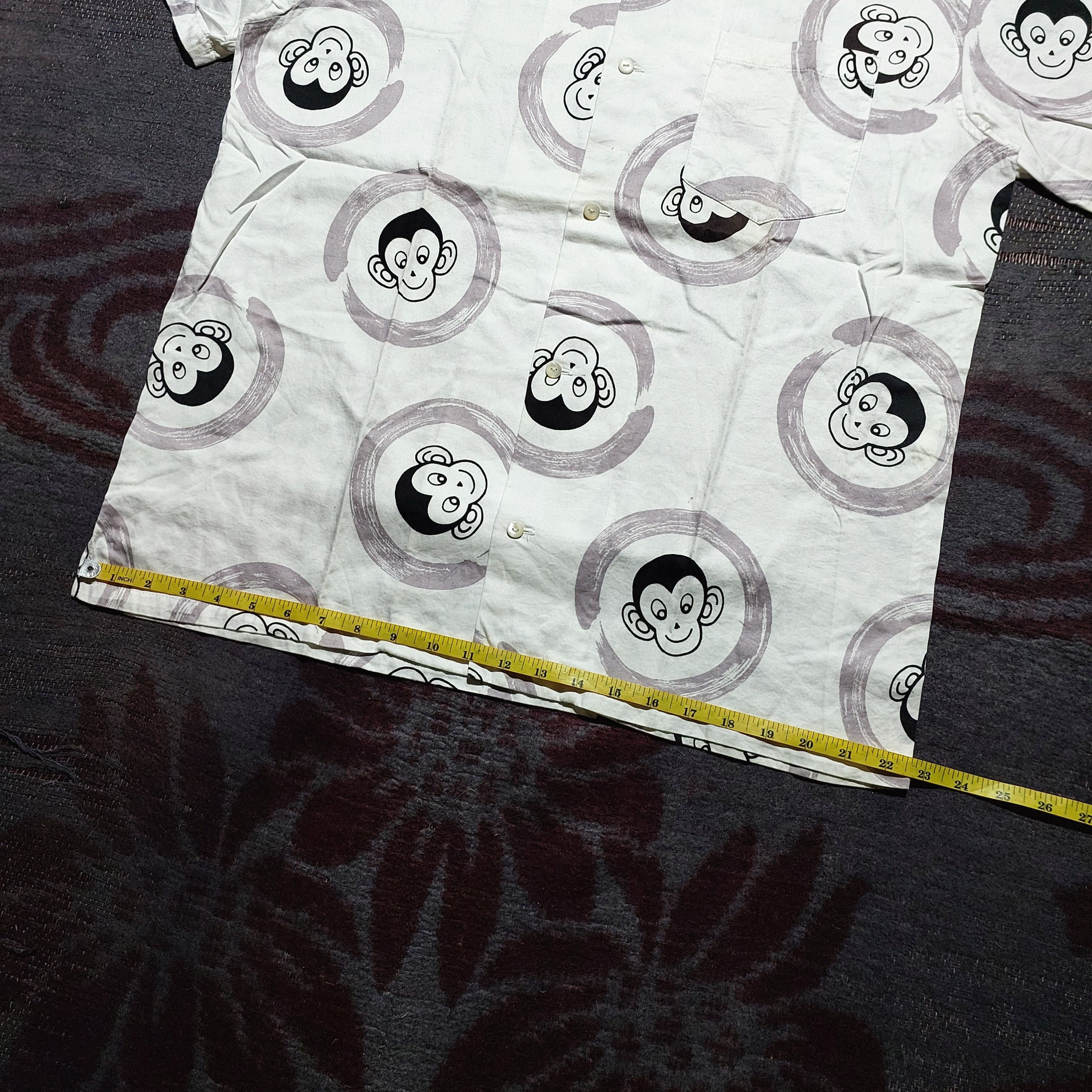 Hysteric Glamour Hysteric Glamour smiling monkey shirt Size US M / EU 48-50 / 2 - 11 Thumbnail
