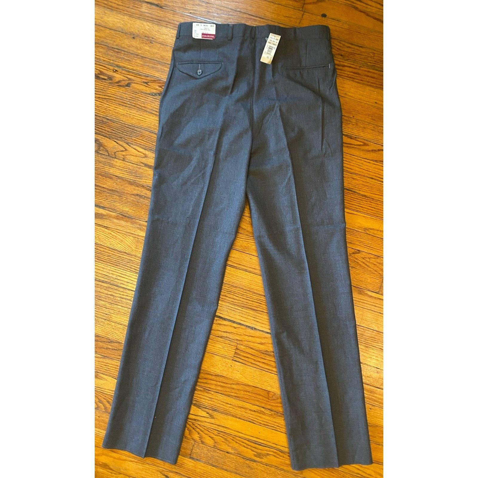 Evan Picone NEW USA Evan Picone Men’s Pants Wool W36 Unfinished Hem NWT Size US 36 / EU 52 - 3 Thumbnail