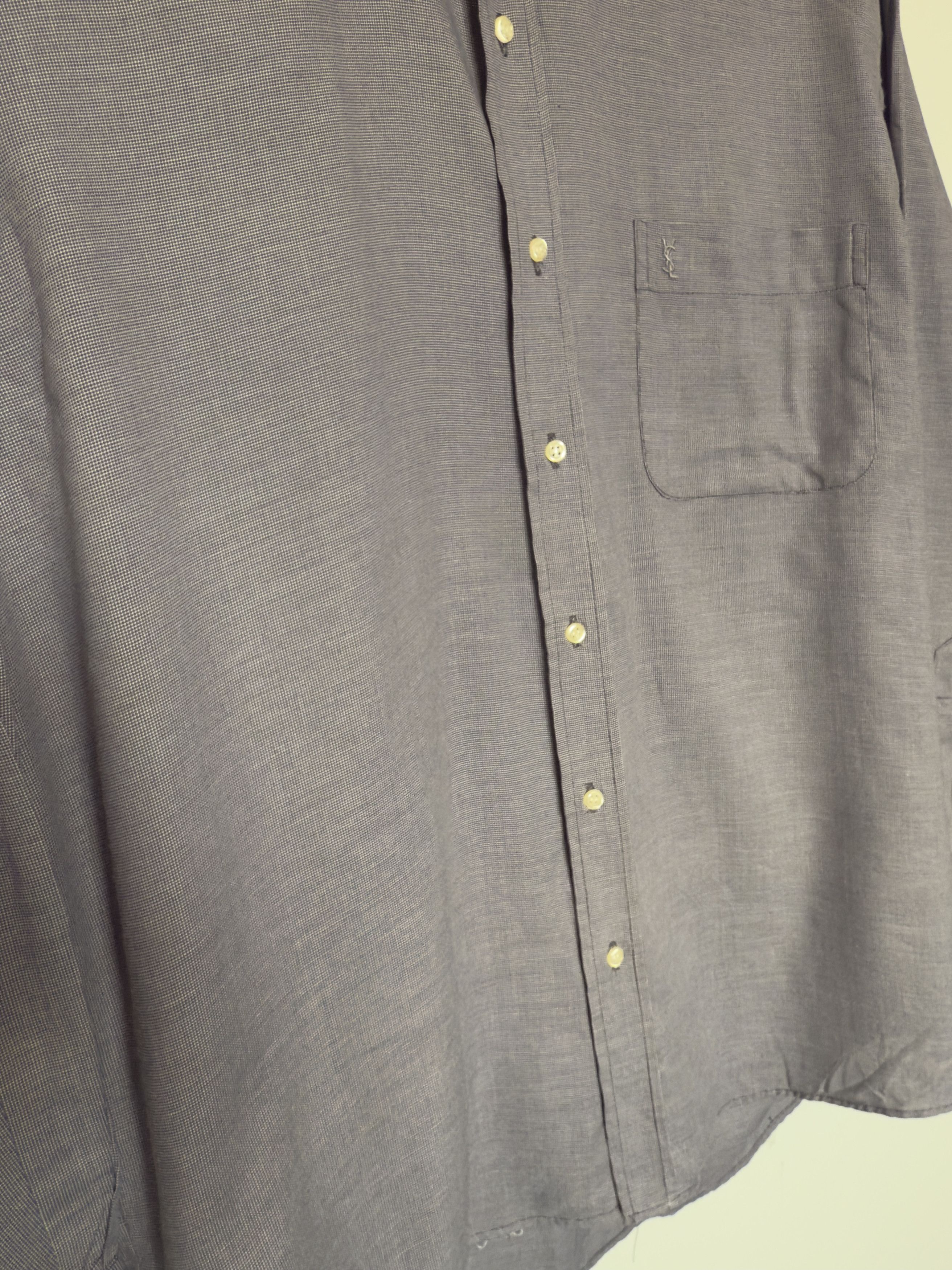 Yves Saint Laurent 🔥 YSL vintage Yves saint laurent shirt size xl cotton Size US XL / EU 56 / 4 - 4 Thumbnail
