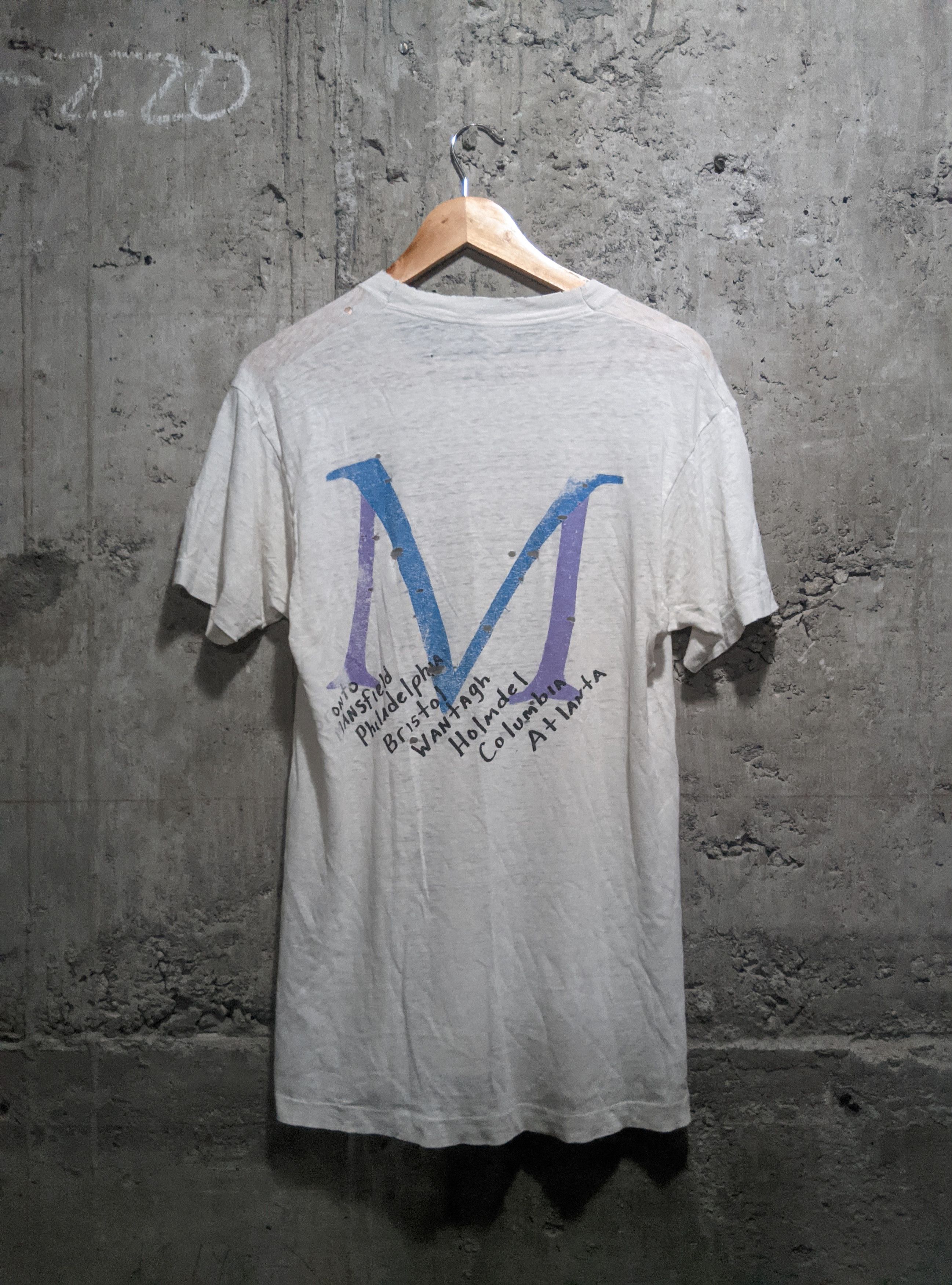 Band Tees Vintage 80s thrashed van Morrison folk rock erd distressed Size US L / EU 52-54 / 3 - 2 Thumbnail