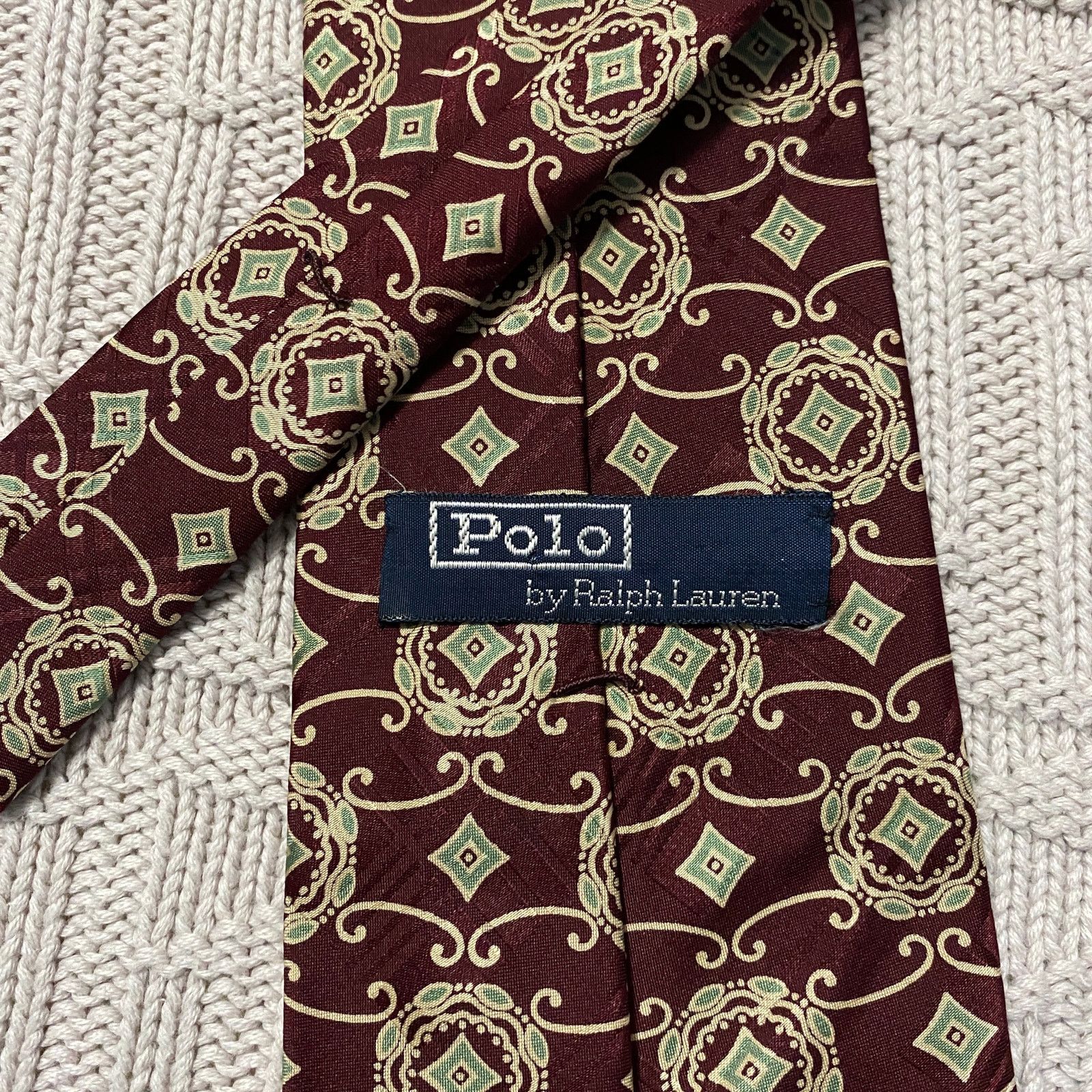 Polo Ralph Lauren Polo Ralph Lauren maroon tie Size ONE SIZE - 3 Thumbnail
