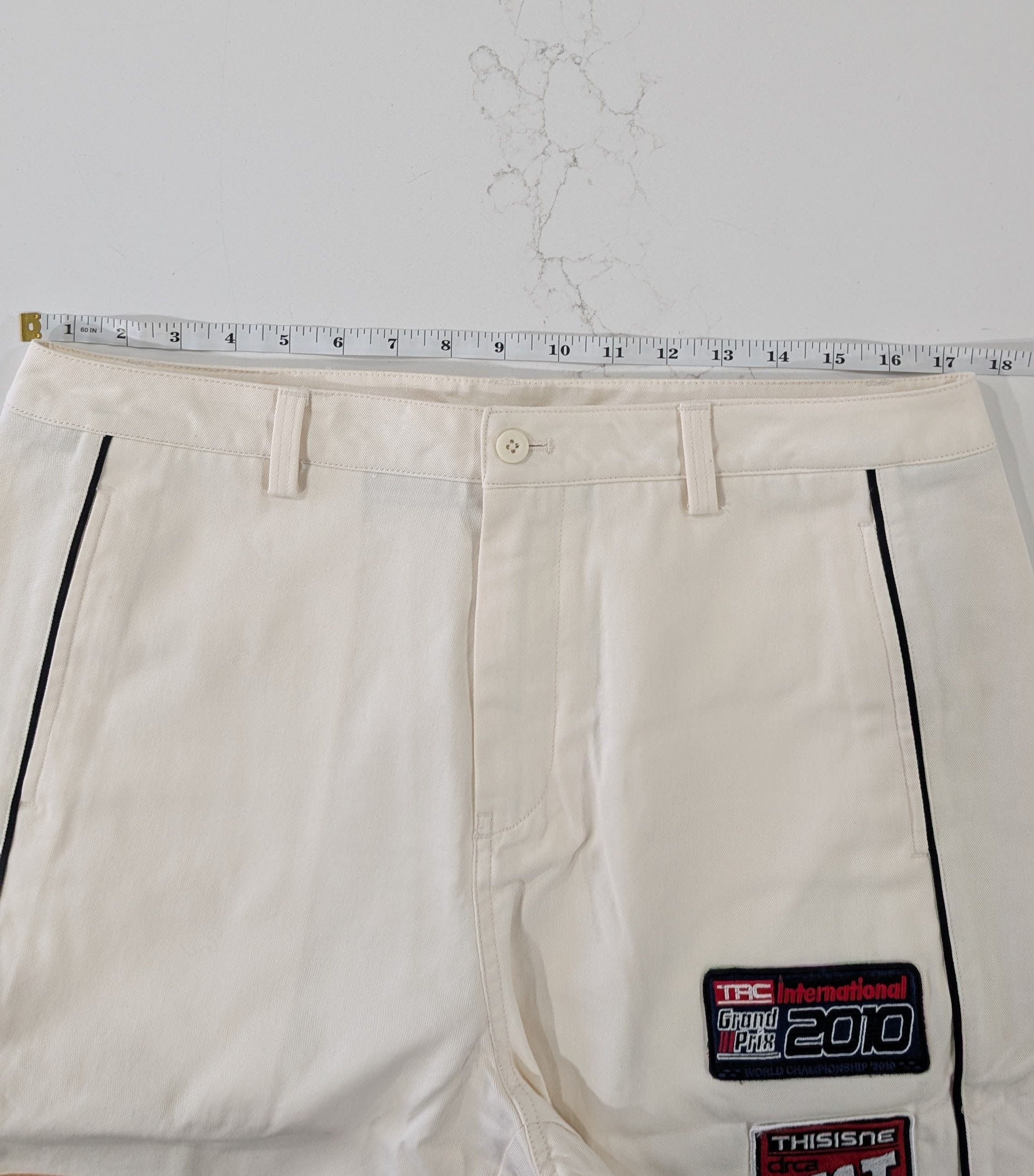 thisisneverthat thisisneverthat Racing Shorts Size XL 35 Embroidered Size US 30 / EU 46 - 9 Thumbnail