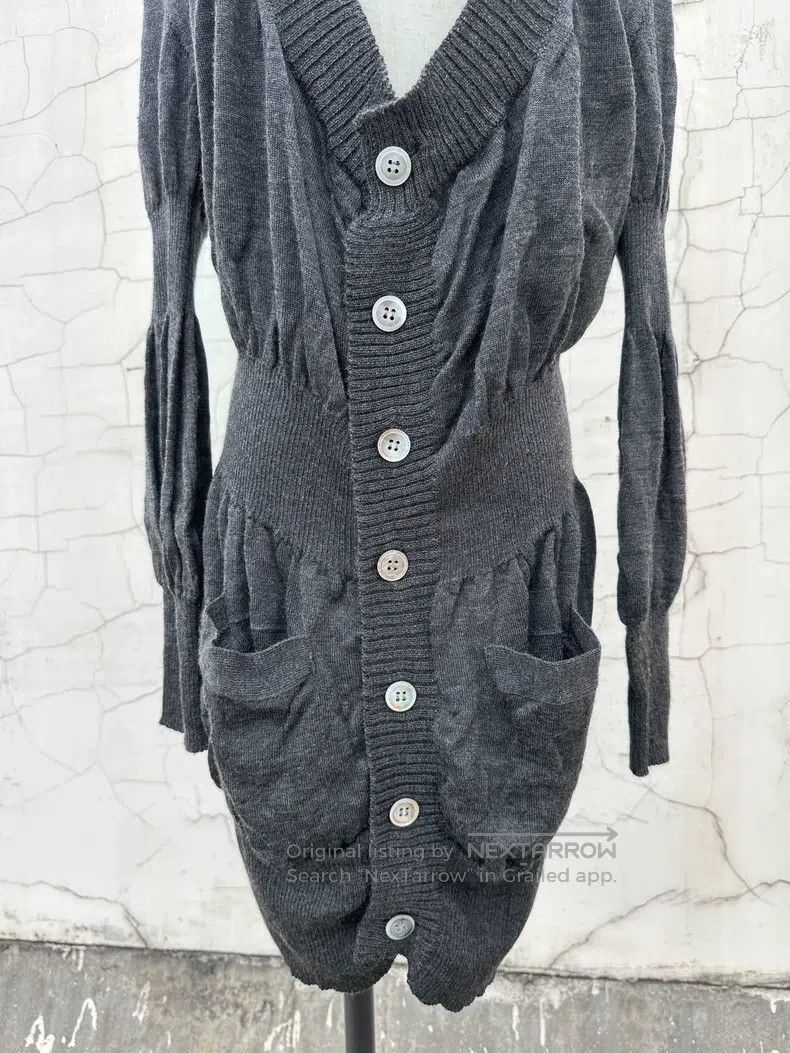 Comme des Garcons Comme Des Garcons Wool Knit Cardigan, Open-front Dress Size S / US 4 / IT 40 - 3 Thumbnail