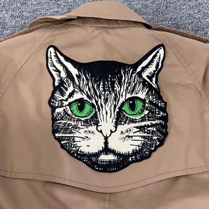 Gucci Gucci Size 38 Cat's head embroidery windbreaker jacket siz Size US XS / EU 42 / 0 - 6 Thumbnail