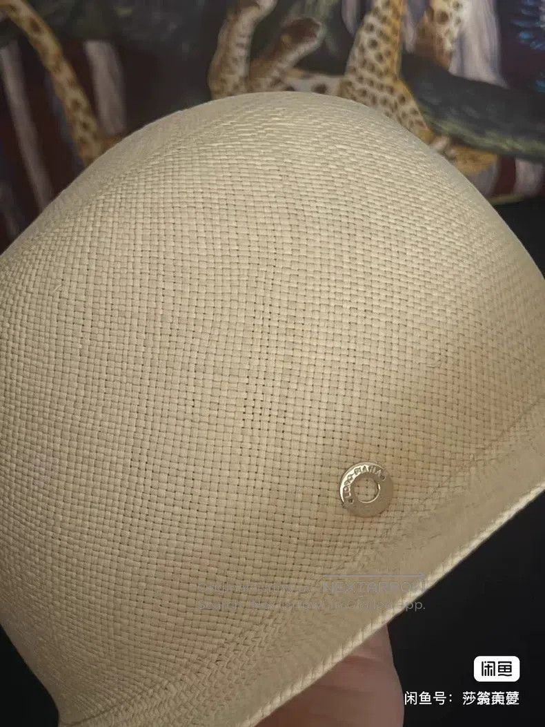 Loro Piana LORO PIANA Siem Reap Lover Beige Woven Sunscreen Small Hat Size ONE SIZE - 4 Thumbnail
