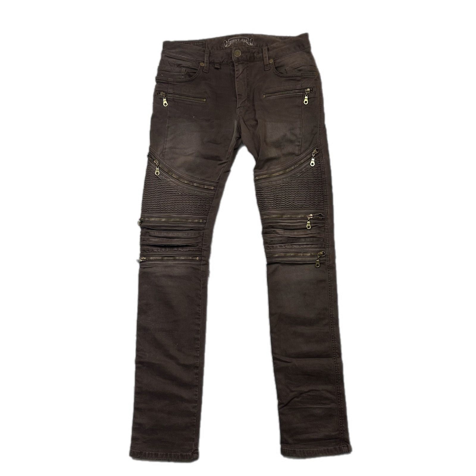 Robins Jeans ROBIN'S JEAN Men's Brown Straight Leg 'The Show' Cargo Pants Size US 29 - 1 Thumbnail
