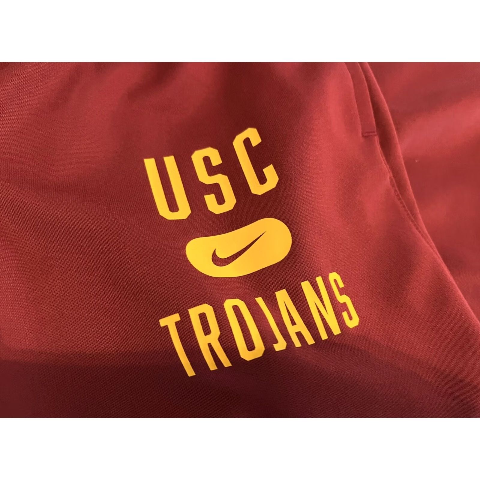 Nike Nike Dri-FIT Basketball Sweatpants Pants Mens Small NWT USC Trojans Red Sweatpants S Size US 29 - 2 Thumbnail