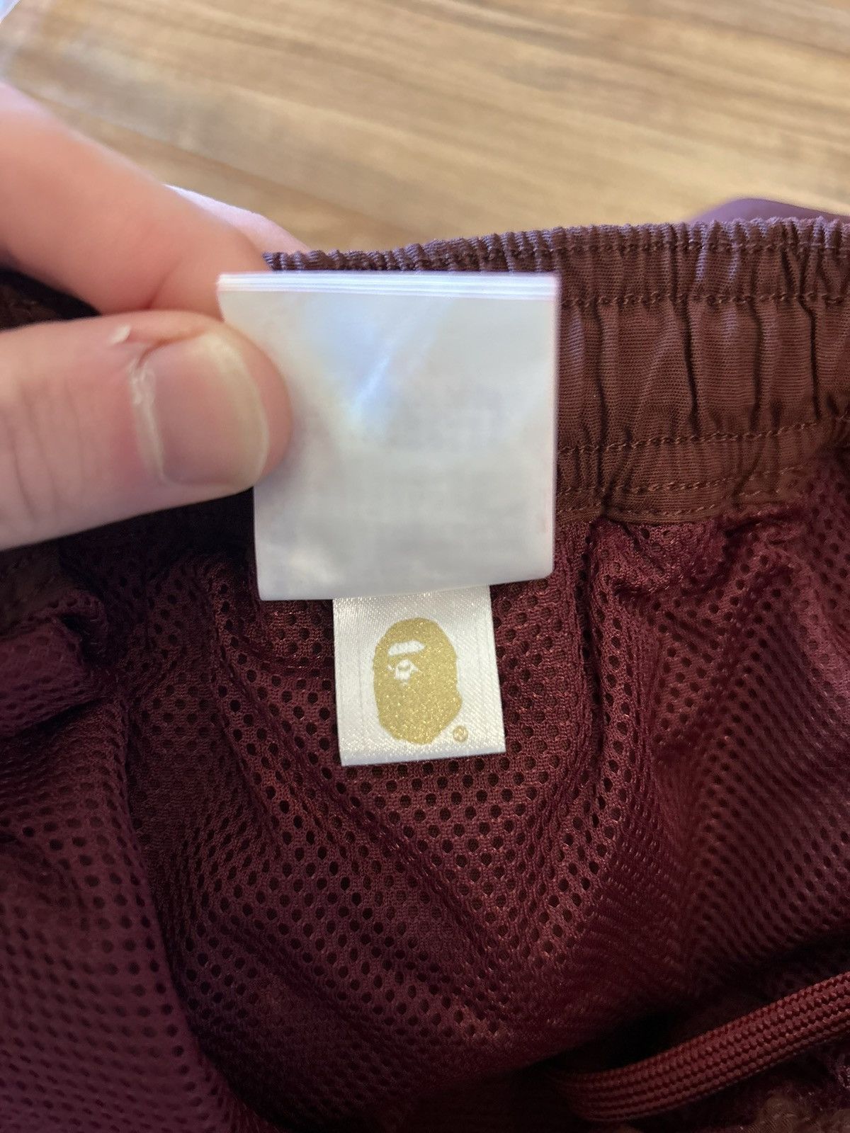 Bape NEW Bape Burgundy Bape Sta Beach Shorts Size US 36 / EU 52 - 11 Thumbnail