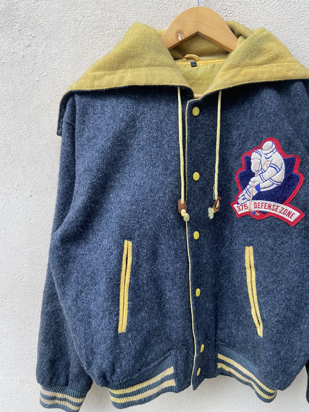 NHL Vintage 80s Alabama jacket wool 375 defense zone Size US M / EU 48-50 / 2 - 7 Thumbnail