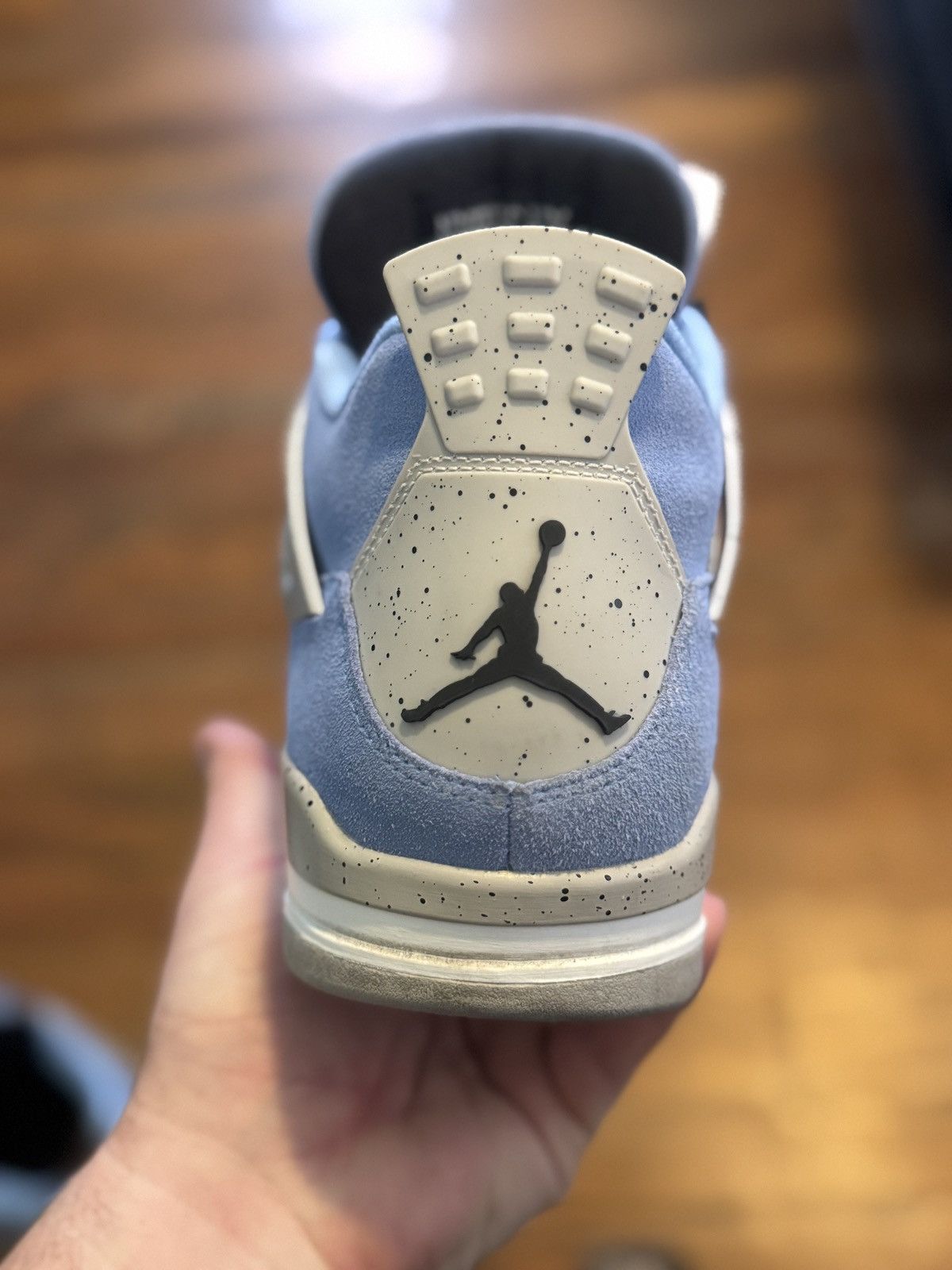 Jordan Brand × Nike JORDAN 4 RETRO UNIVERSITY UNC BLUES Size US 11.5 / EU 44-45 - 4 Thumbnail