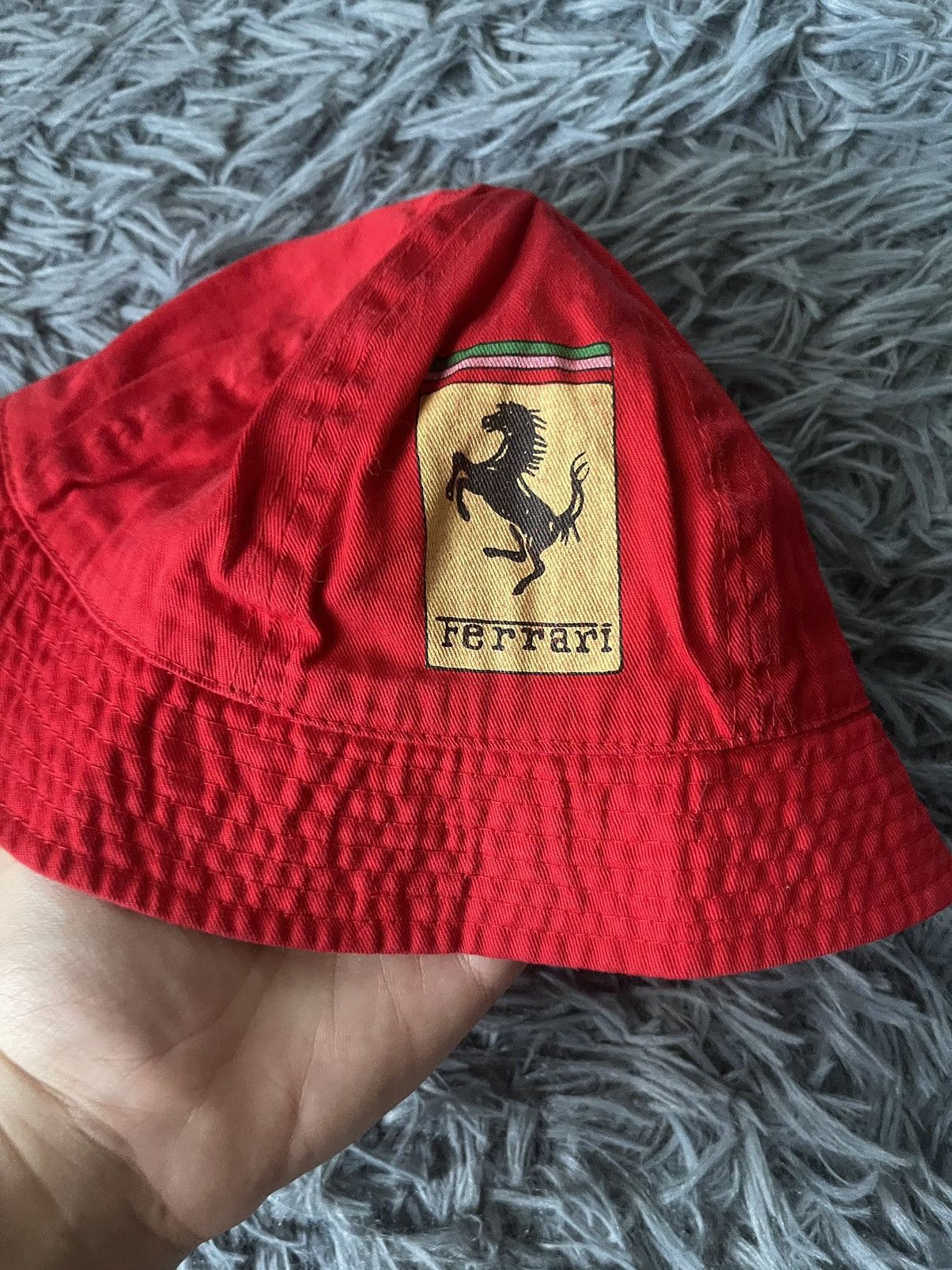 Ferrari × Formula 1 × Vintage Ferrari 90s vintage Formula 1 racing bucket hat Size ONE SIZE - 3 Thumbnail