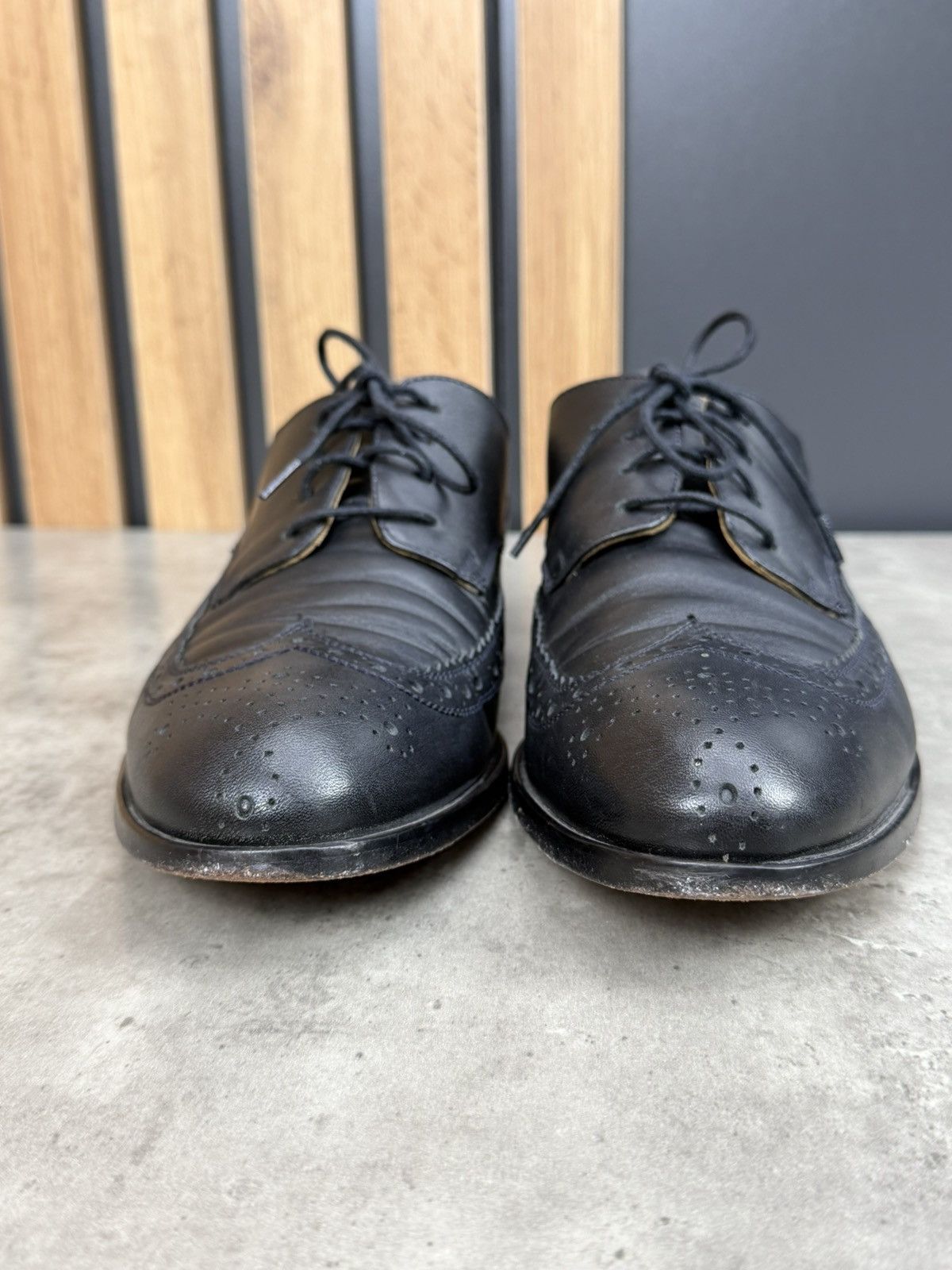 John Galliano John Galliano Black Brogue Derby Shoes EU 44 Size US 11 / EU 44 - 8 Thumbnail